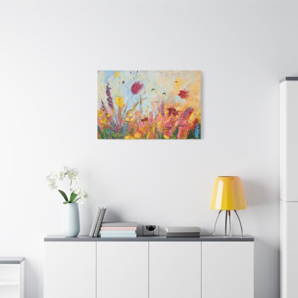 Matte Canvas, Stretched, 1.25" Wildflowers - Image 3