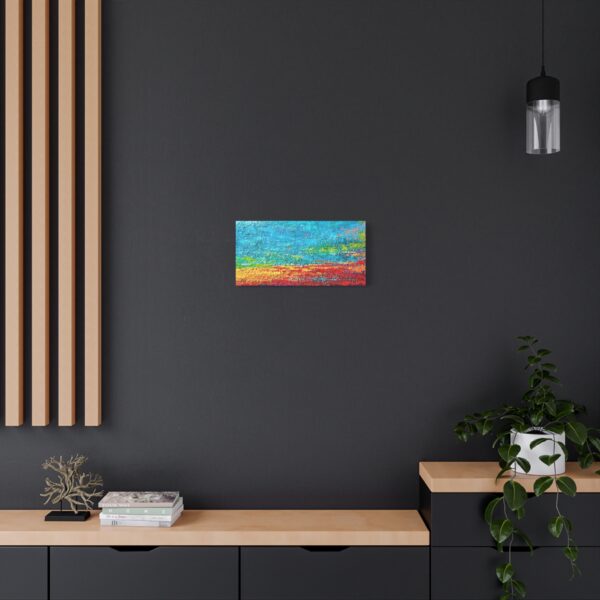 Matte Canvas, Stretched, 1.25" Bold Textured Sunset - Image 4