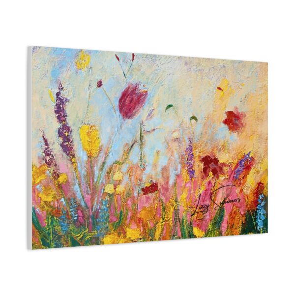 Matte Canvas, Stretched, 1.25" Wildflowers