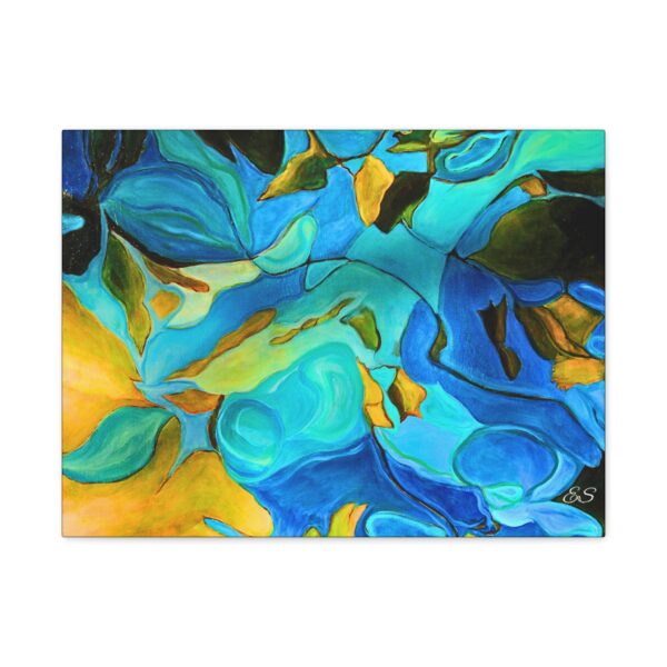 Matte Canvas, Stretched, 1.25" River Leaves - Image 17