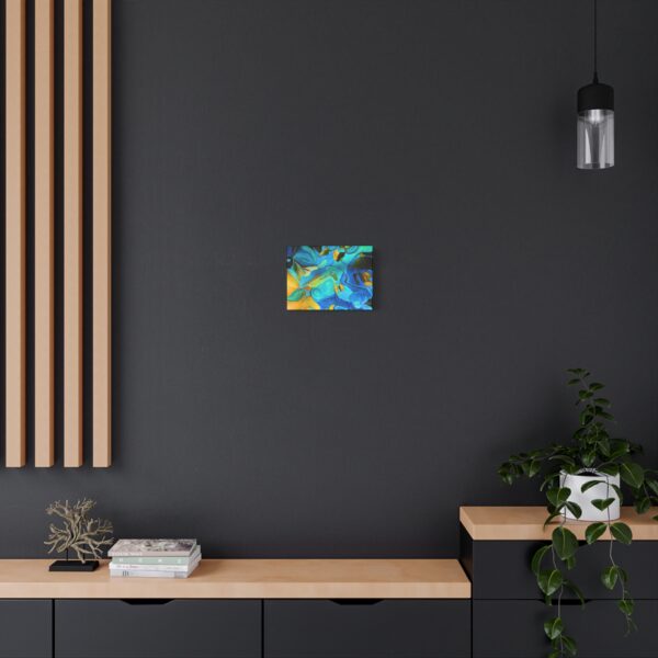 Matte Canvas, Stretched, 1.25" River Leaves - Image 9