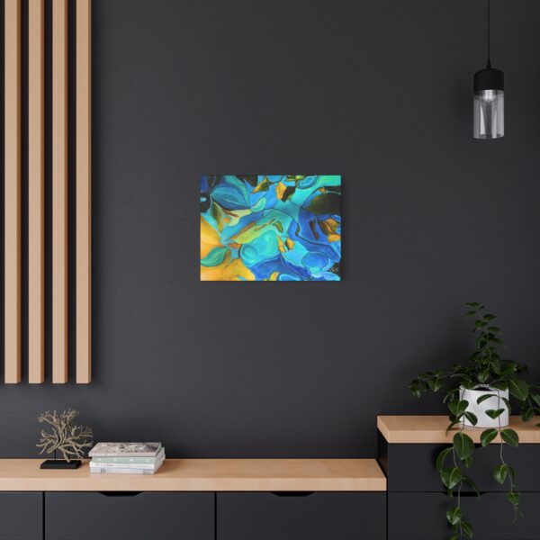 Matte Canvas, Stretched, 1.25" River Leaves - Image 19