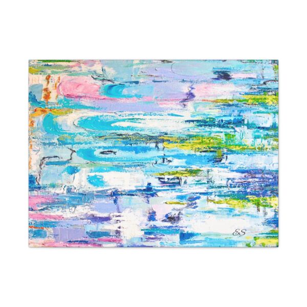 Matte Canvas, Stretched, 1.25" Pastel Waters - Image 2