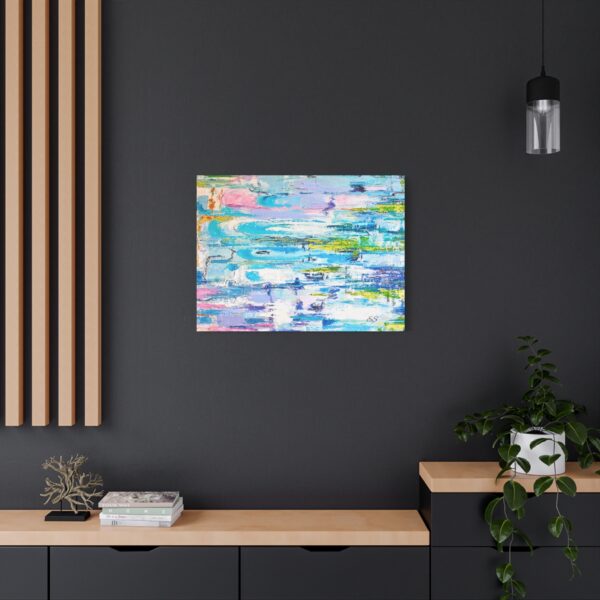 Matte Canvas, Stretched, 1.25" Pastel Waters - Image 4