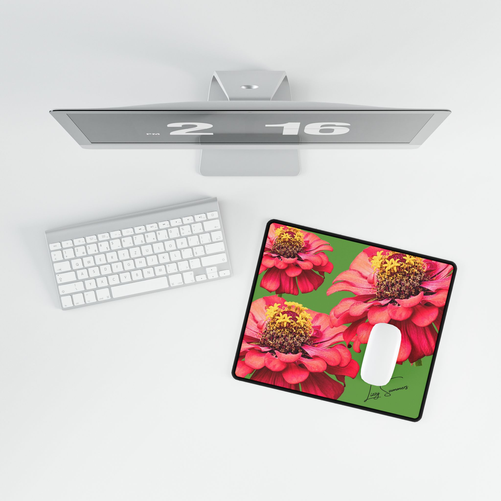 Desk Pad Desk Mat Zinnia Green - Image 8
