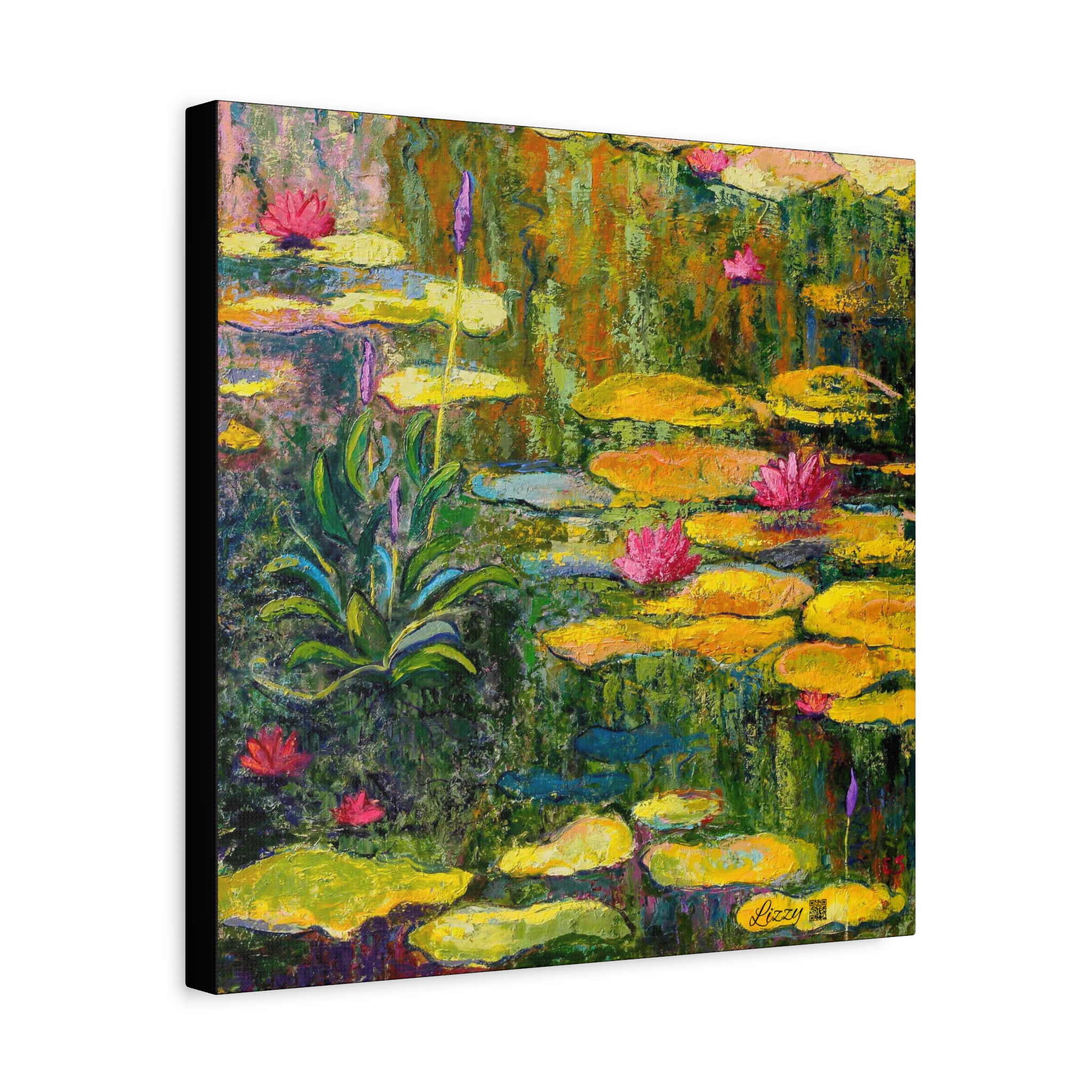 Canvas Print -Impressionistic Waterlilies - Image 14
