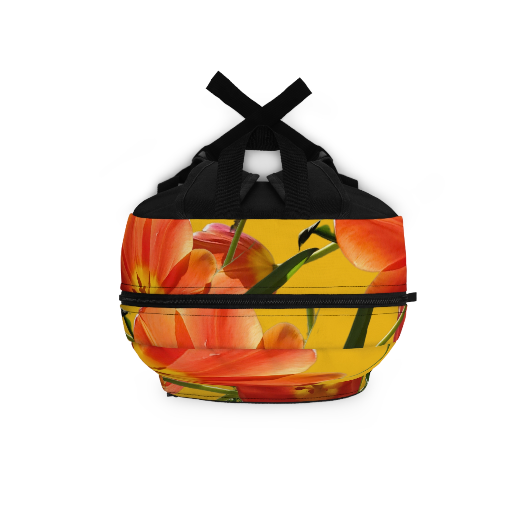 Tulips on Yellow Backpack - Image 4