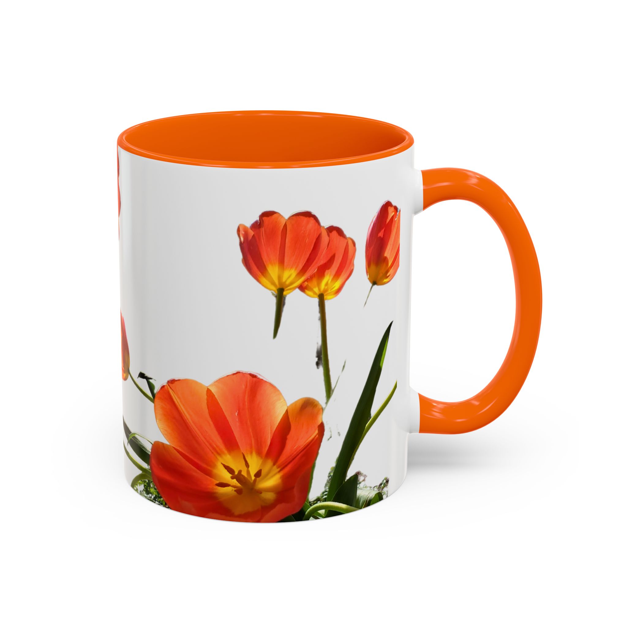 Coffee Mug Orange Tulips - Image 18