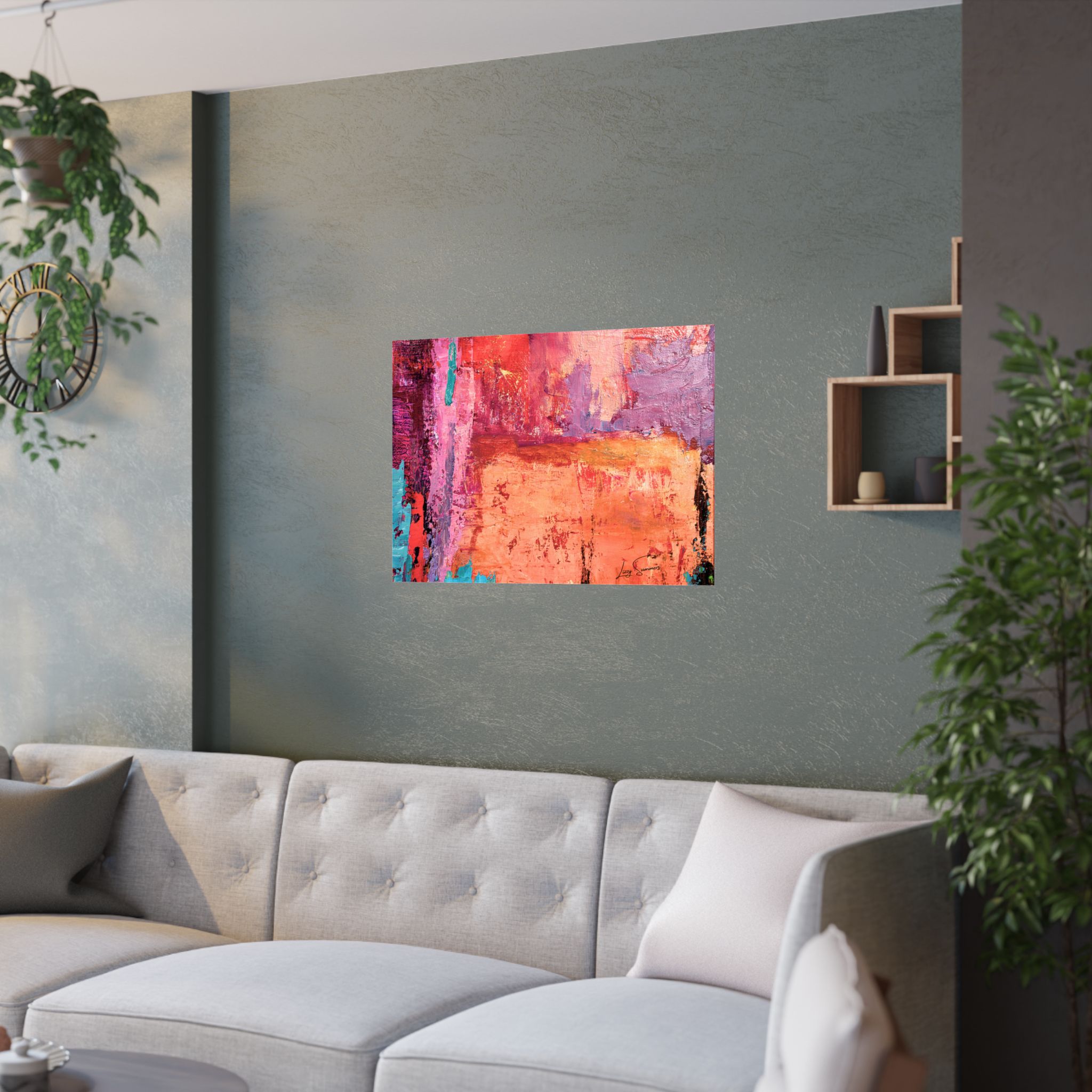 Poster Orange Abstract Painterly - Image 16