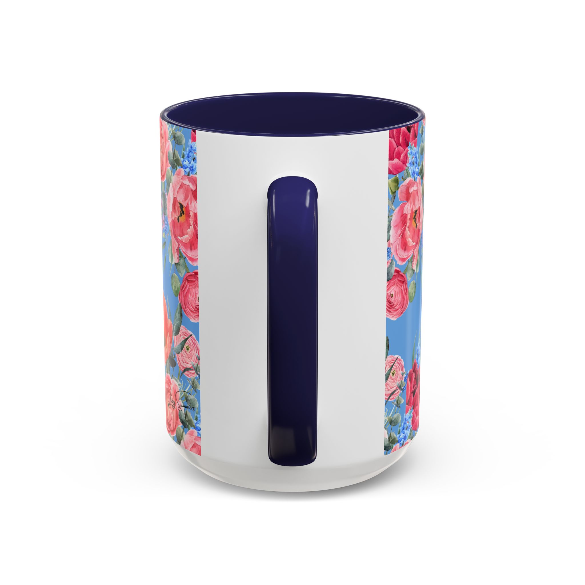 Coffee Mug  Bloom Time Blue - Image 16