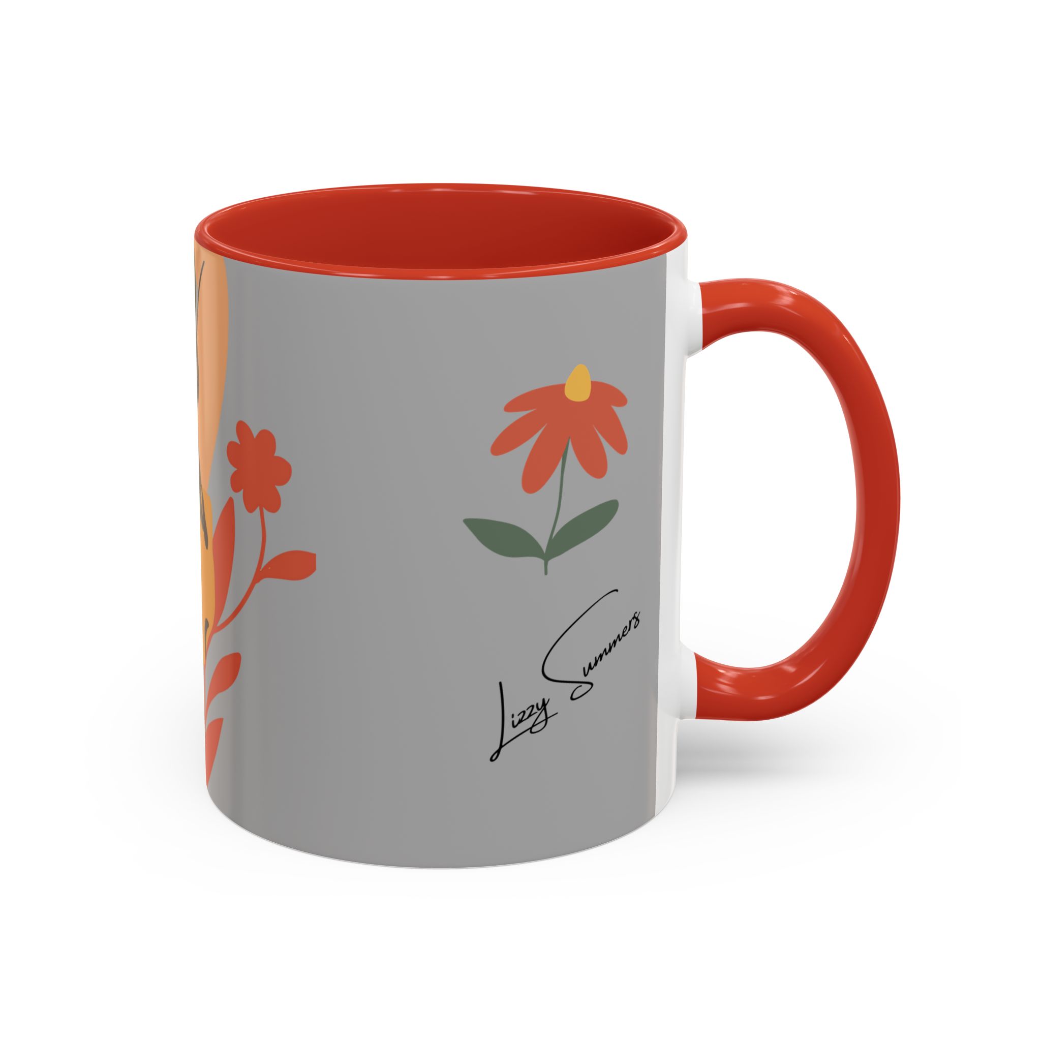 Coffee Mug Lady Reflecting on Gre - Image 10