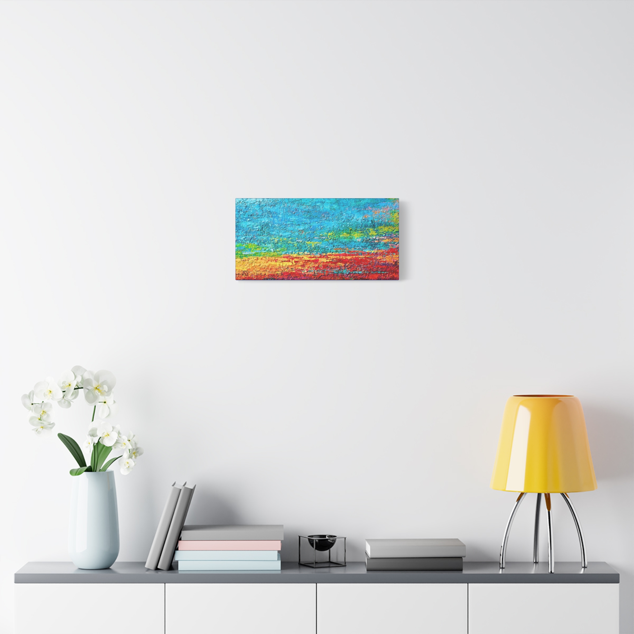 Matte Canvas, Stretched, 1.25" Bold Textured Sunset - Image 7