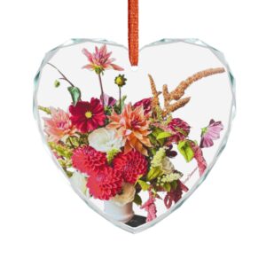 Glass Ornament Flower Bouquet #2