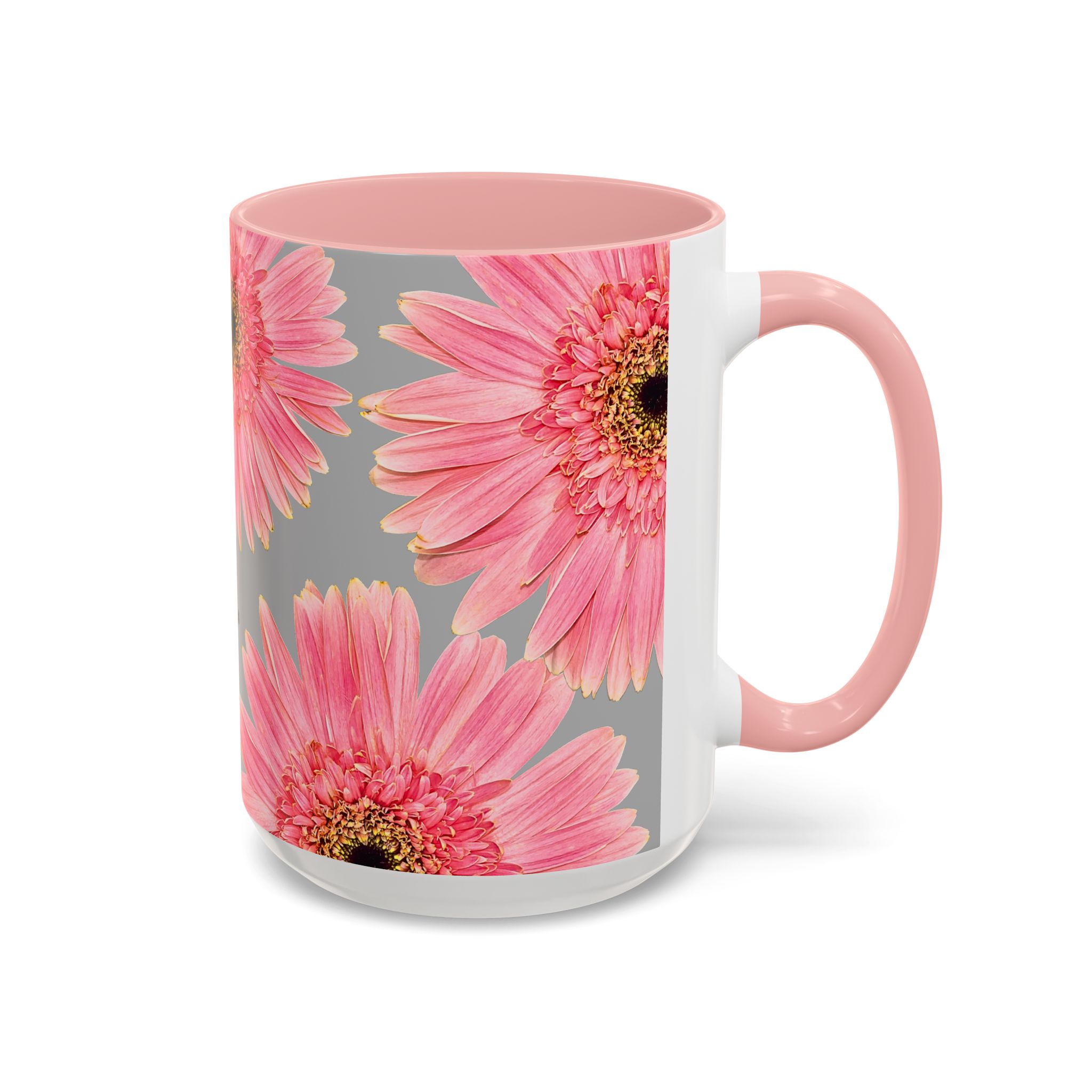 Coffee Mug Pink Flower - Image 14