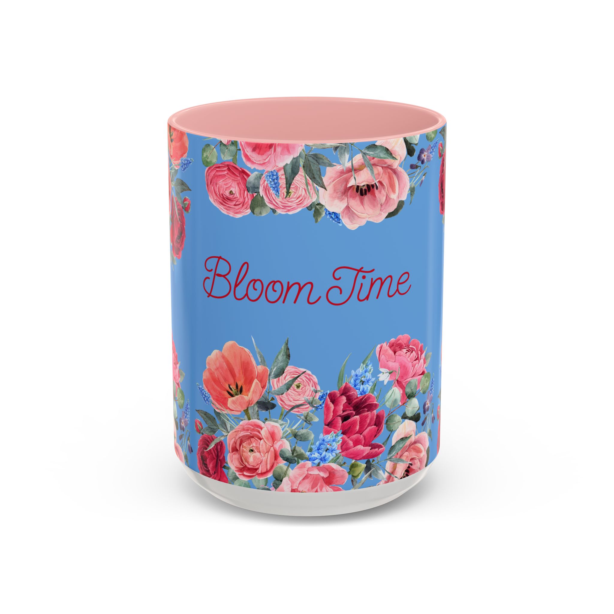 Coffee Mug  Bloom Time Blue - Image 17