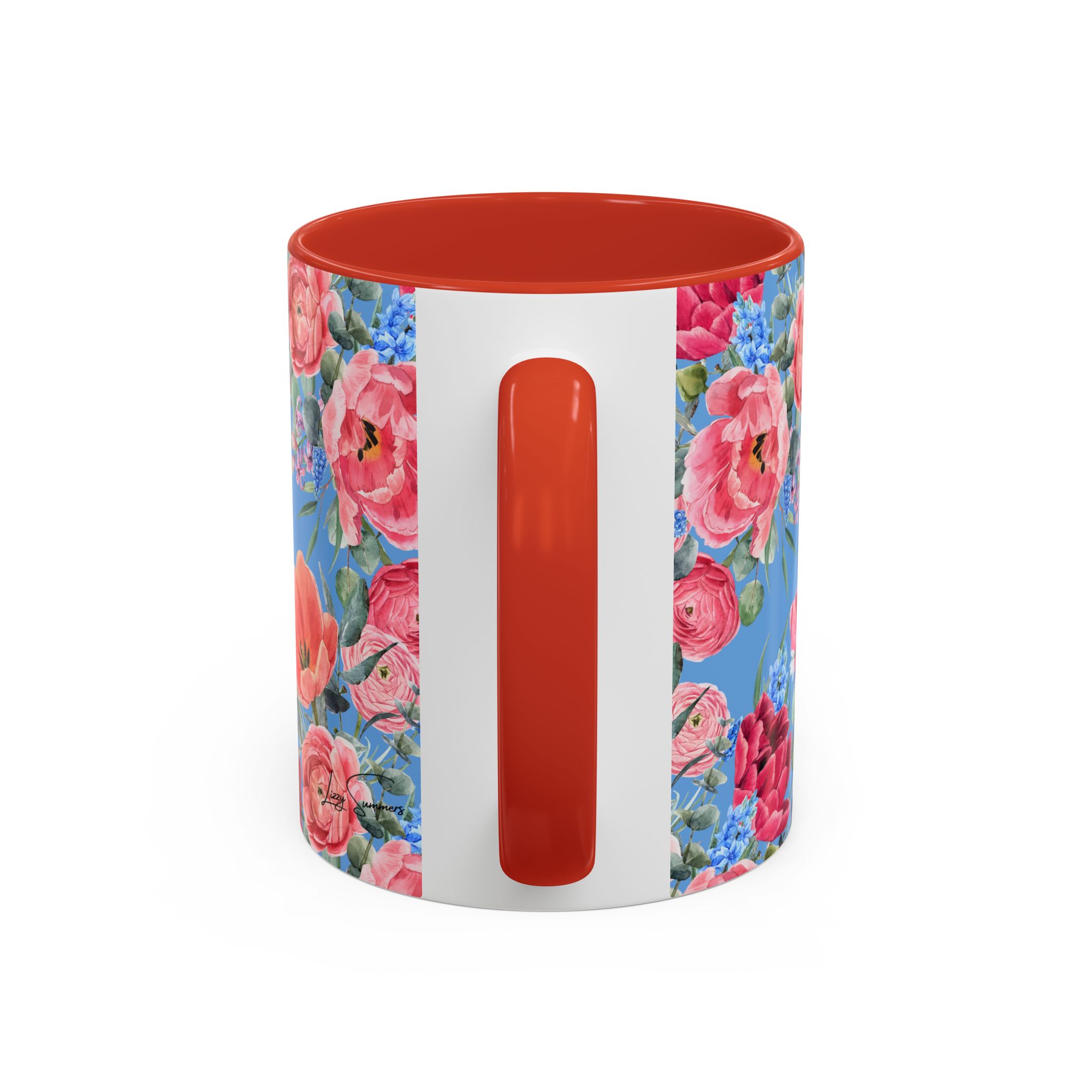 Coffee Mug  Bloom Time Blue - Image 12