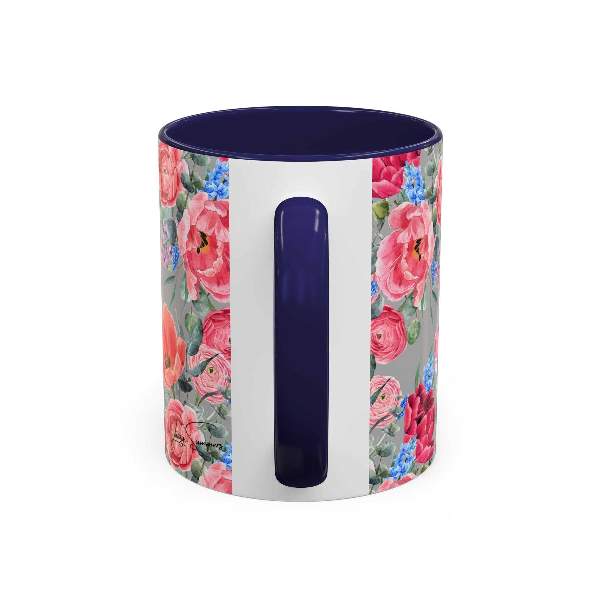 Bloom Time Grey Accent Coffee Mug - Image 8