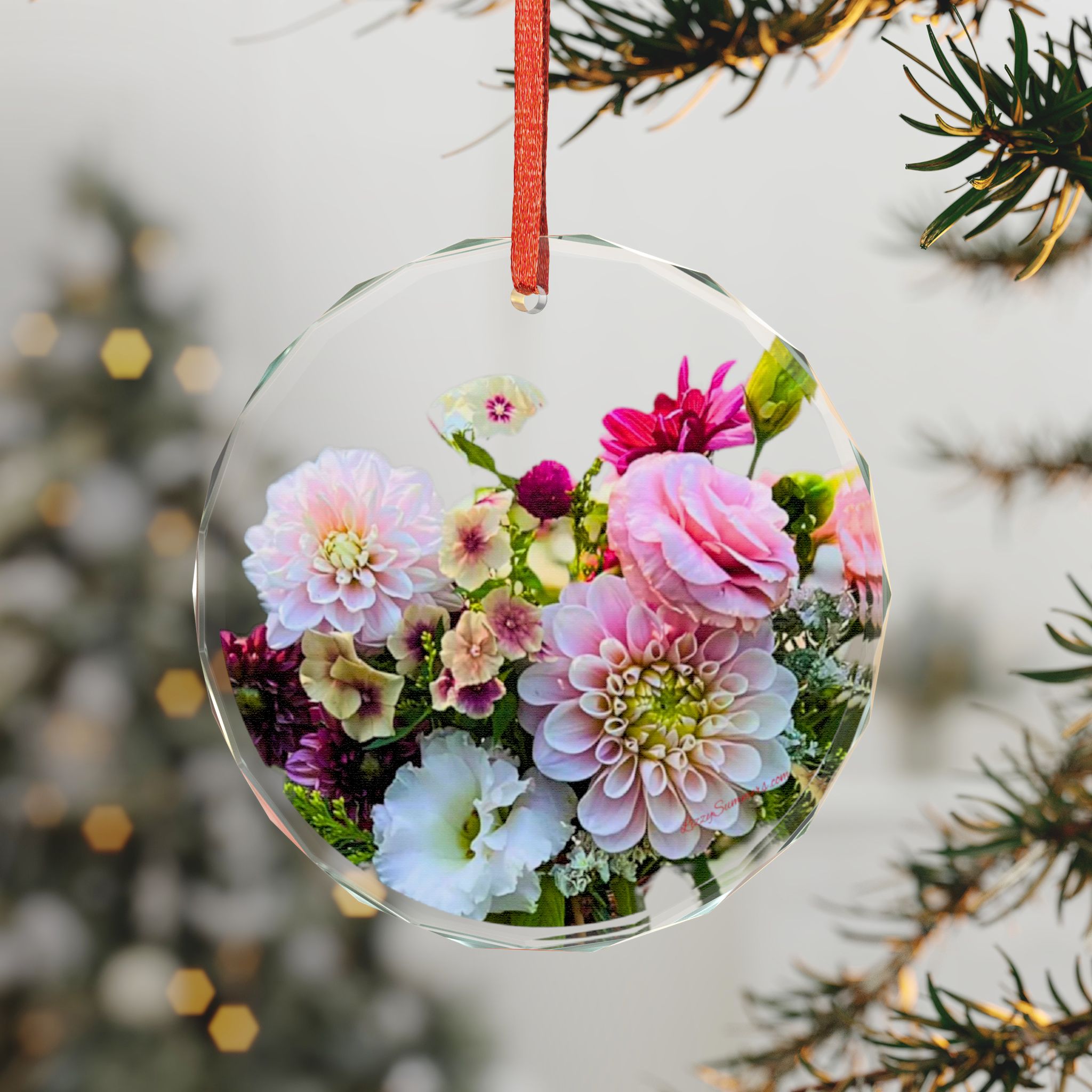 Glass Ornament Flower Bouquet - Image 7