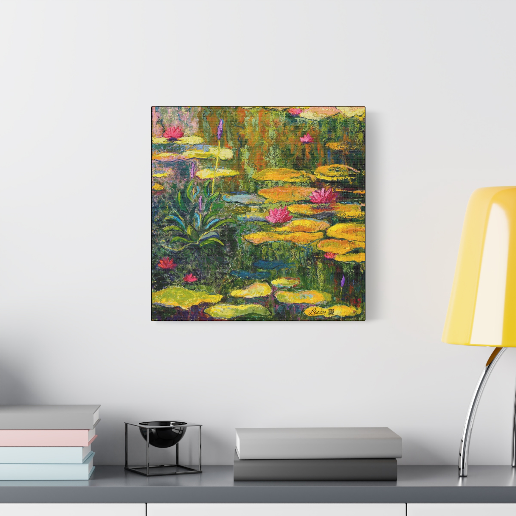 Canvas Print -Impressionistic Waterlilies - Image 15