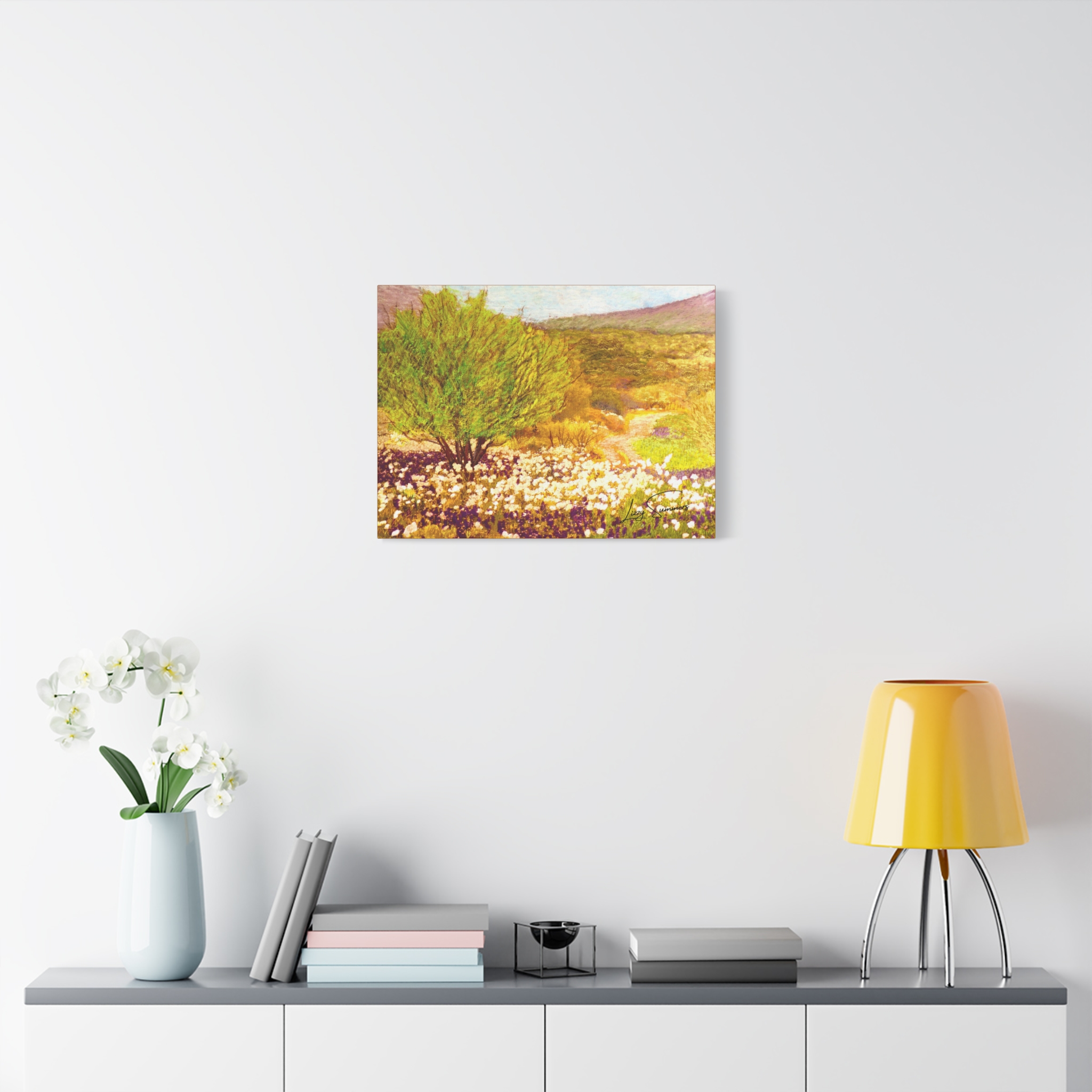 Matte Canvas, Stretched, 1.25" Hill Country pastel - Image 11