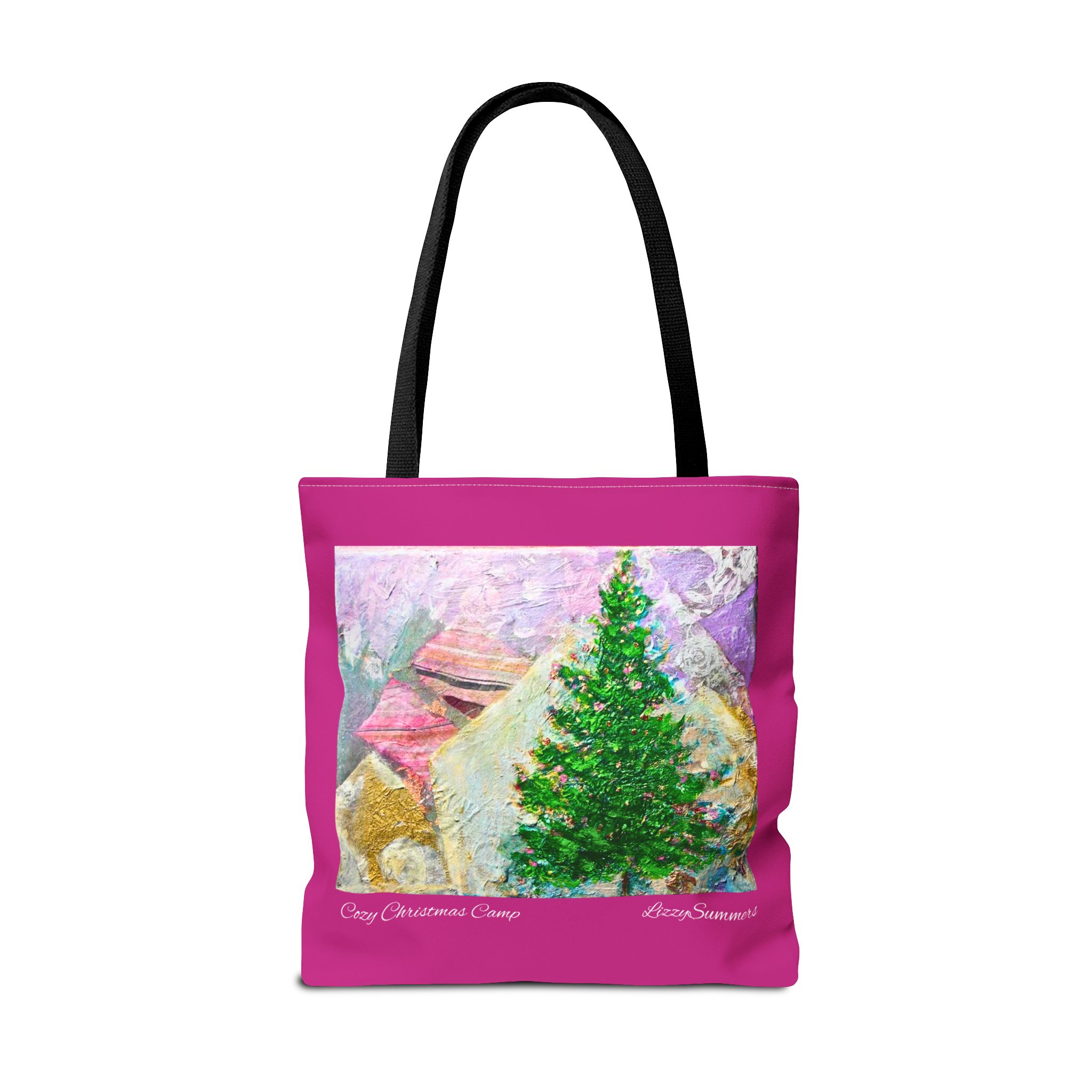 Tree Painting Tote Bag - Nature-Inspired Charm for Nature Lovers and Art Enthusiasts-Pinkbag - Image 10