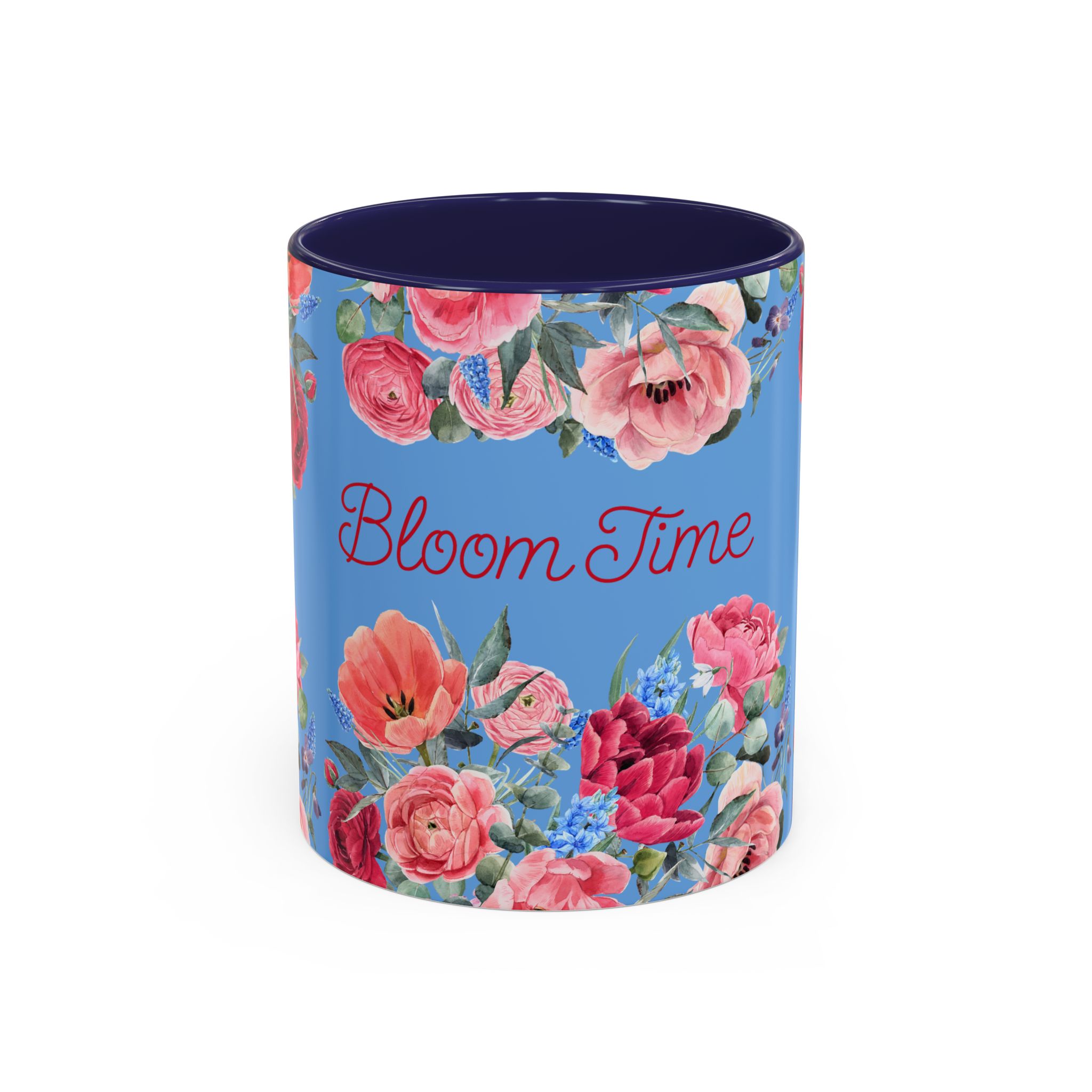 Coffee Mug  Bloom Time Blue