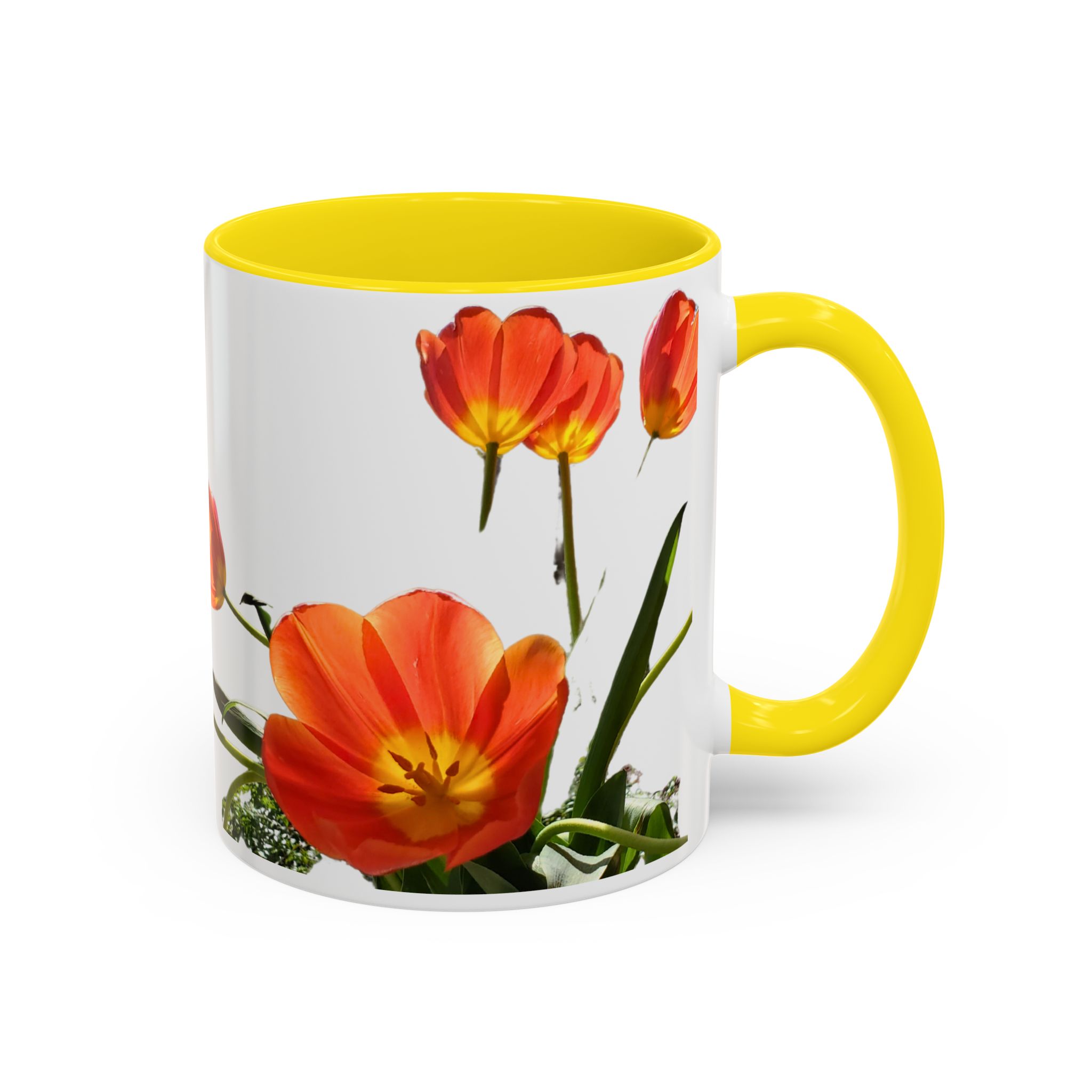 Coffee Mug Tulips on White - Image 22