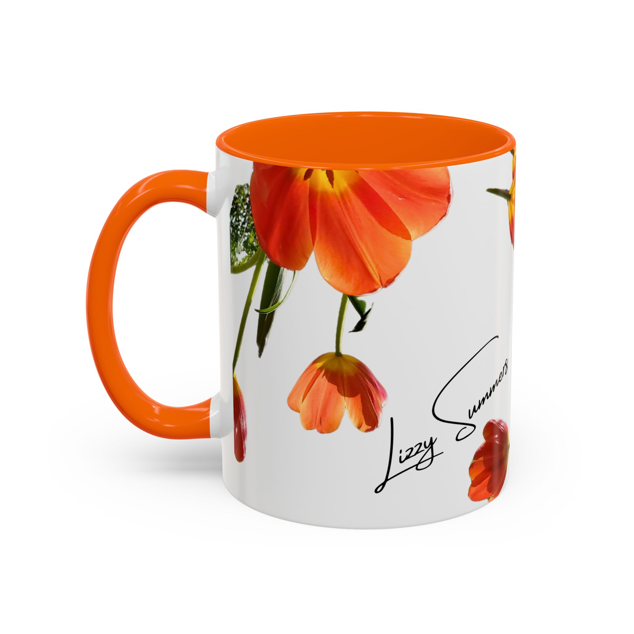 Coffee Mug Orange Tulips - Image 19