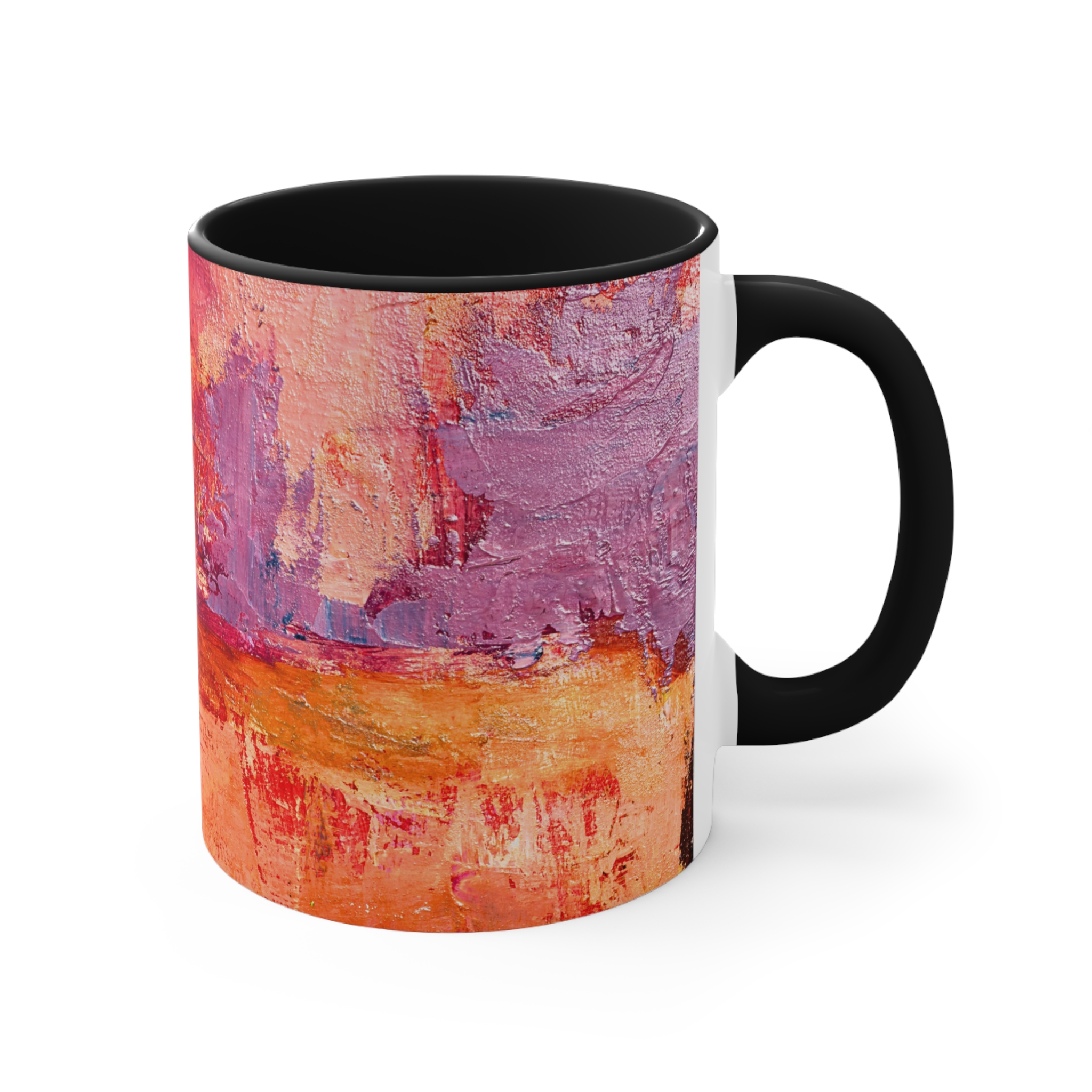 Warm Orange and Red Coffee Mug - Image 7