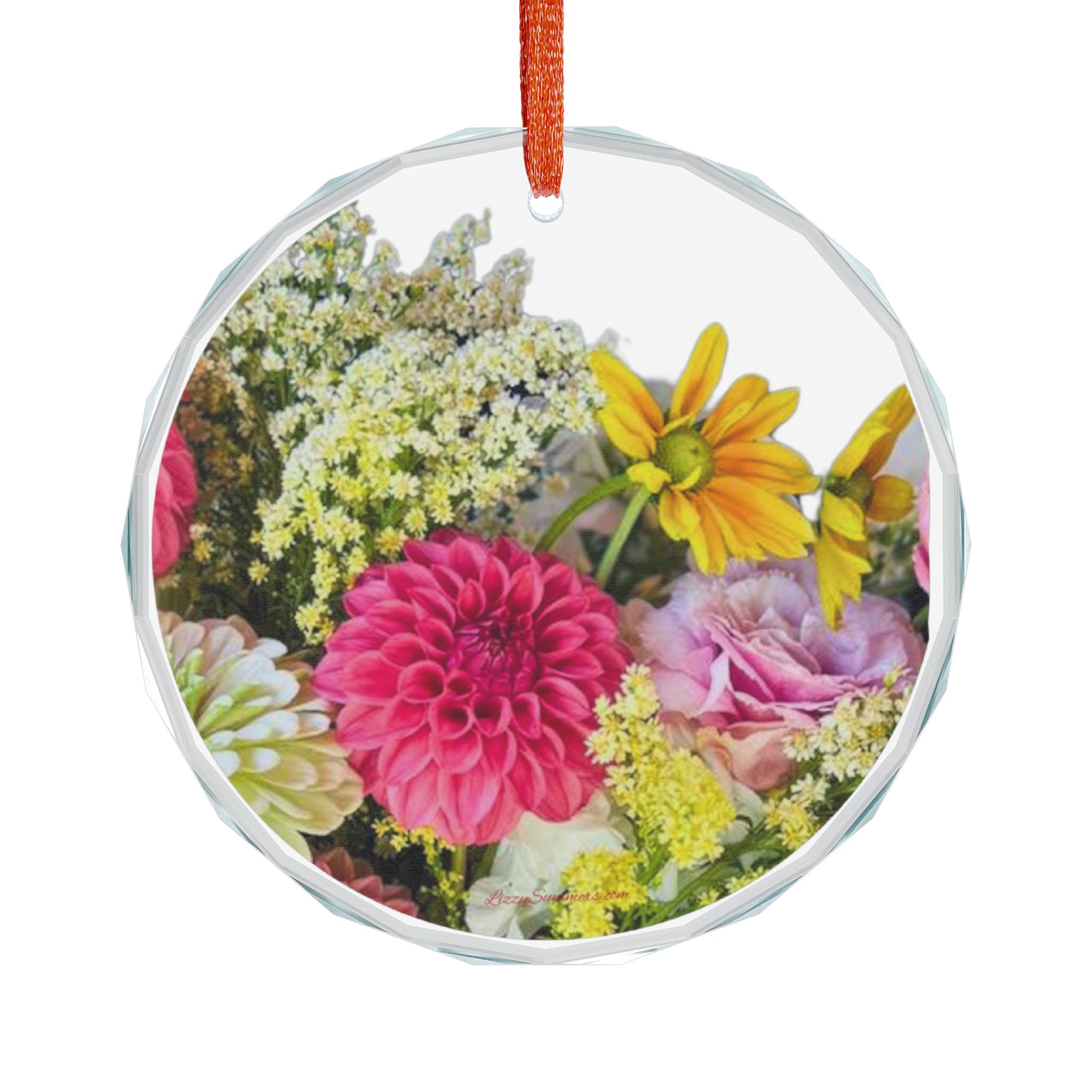 Glass Ornament Flower Bouquet #4 - Image 5