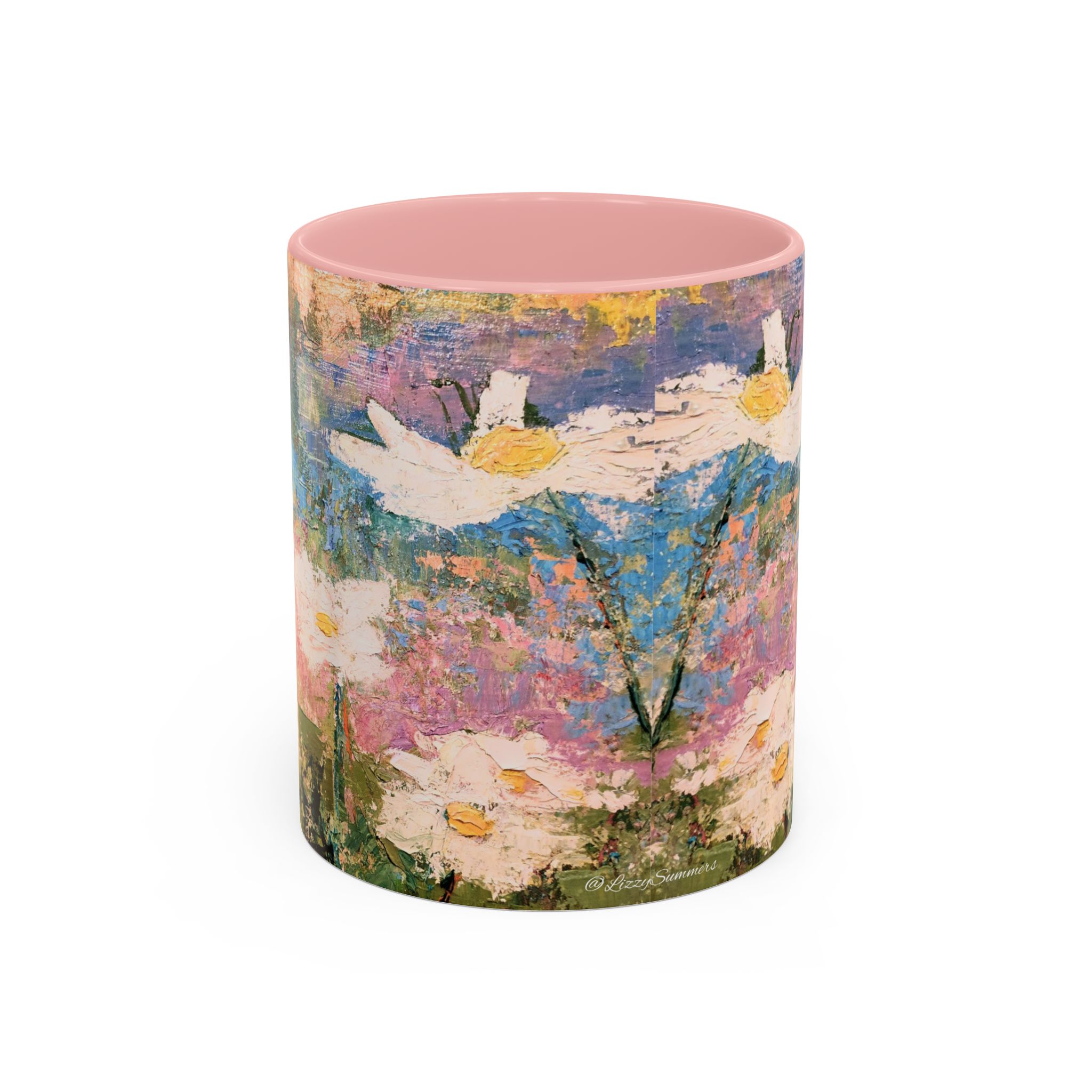 Painted Daisies Accent Coffee Mug - Image 9