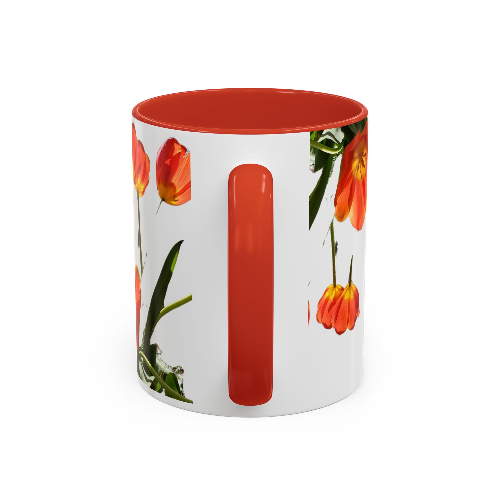 Coffee Mug Tulips on White - Image 8