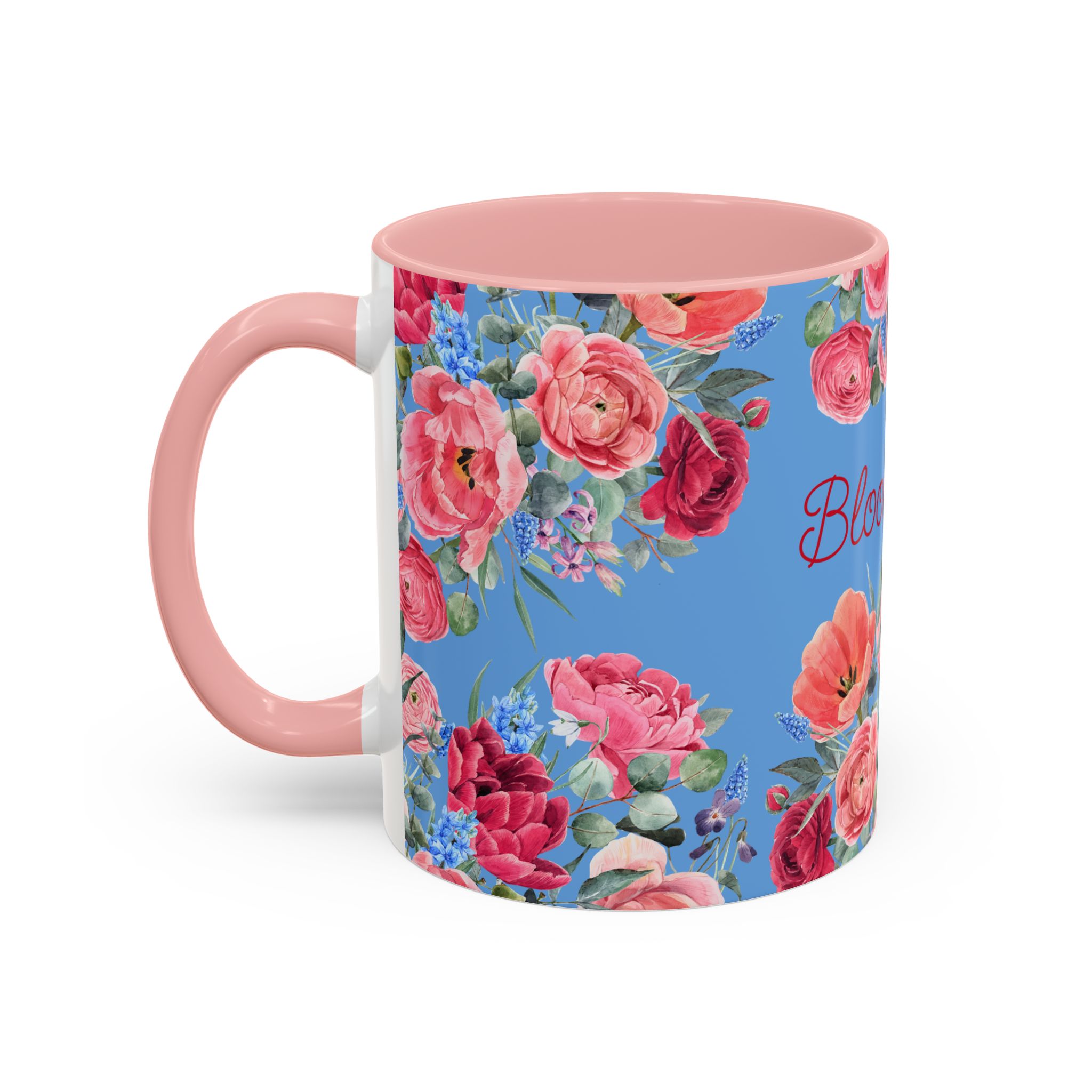 Coffee Mug  Bloom Time Blue - Image 7