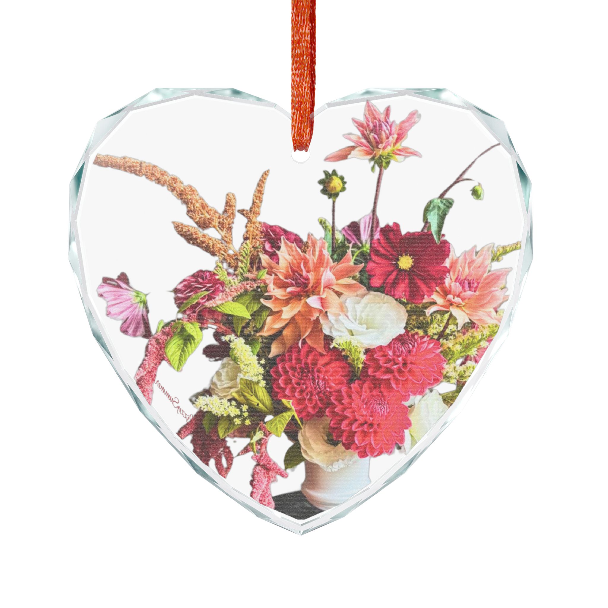 Glass Ornament Flower Bouquet #2 - Image 2