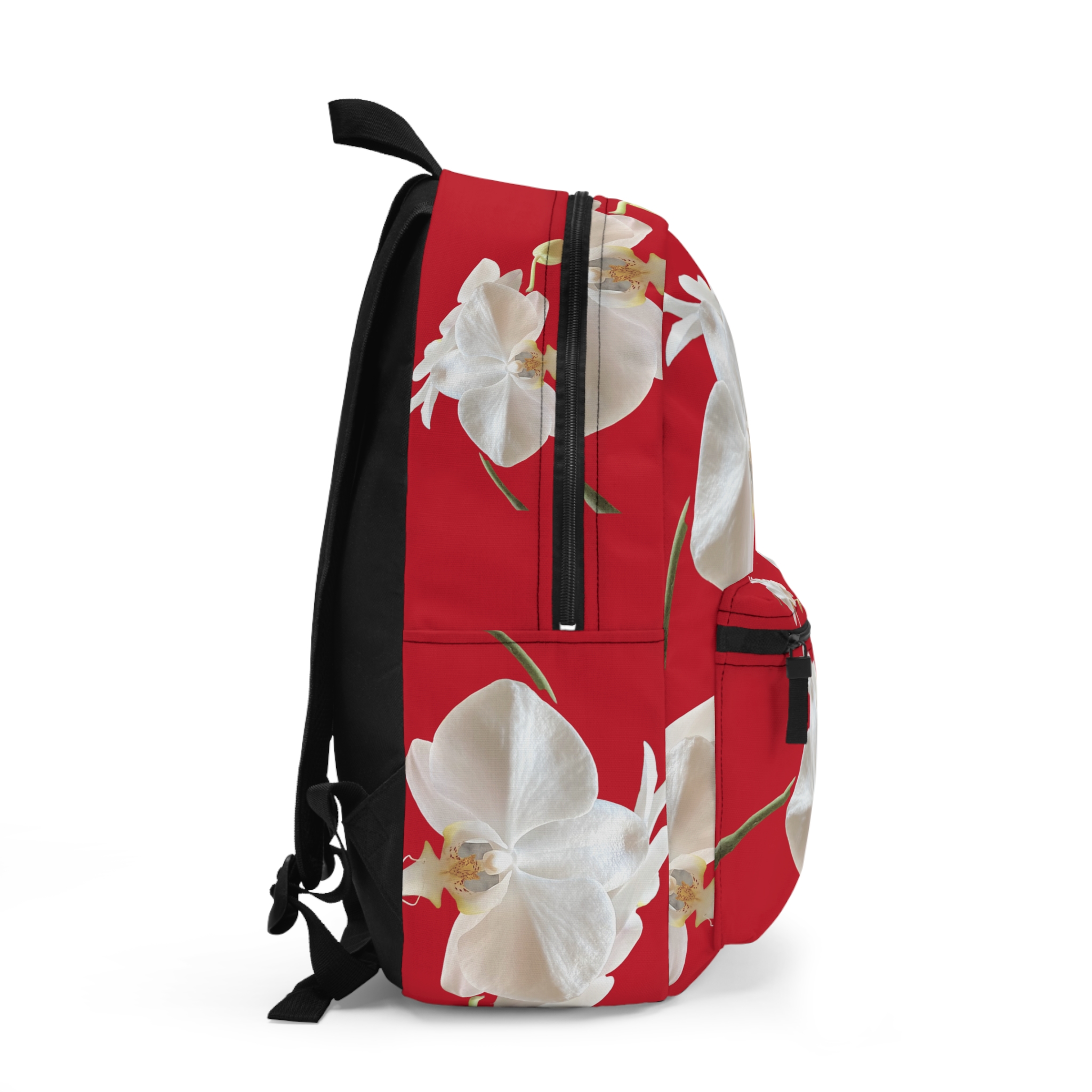 Orchid on Red Backpack - Image 2