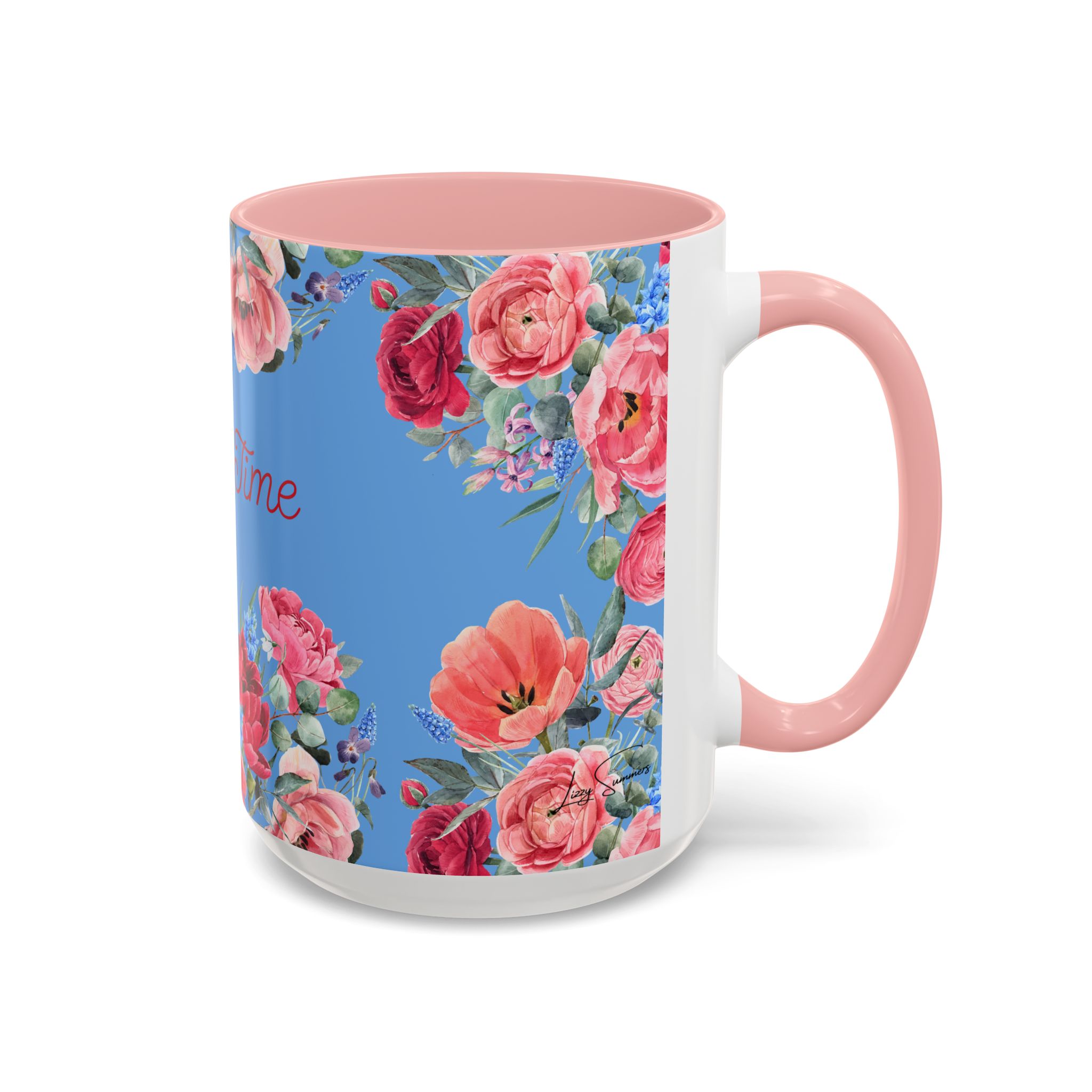 Coffee Mug  Bloom Time Blue - Image 18