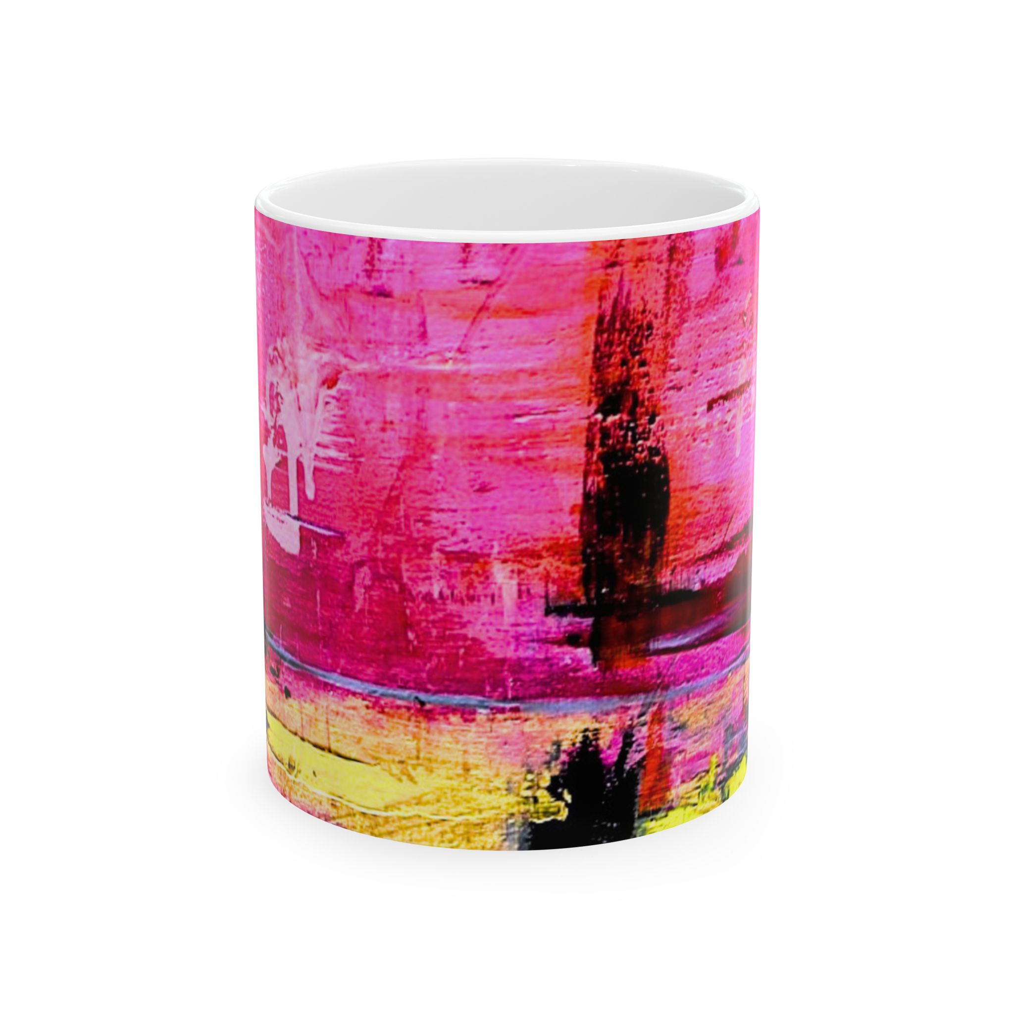Coffee Mug Hot Pink - Image 2
