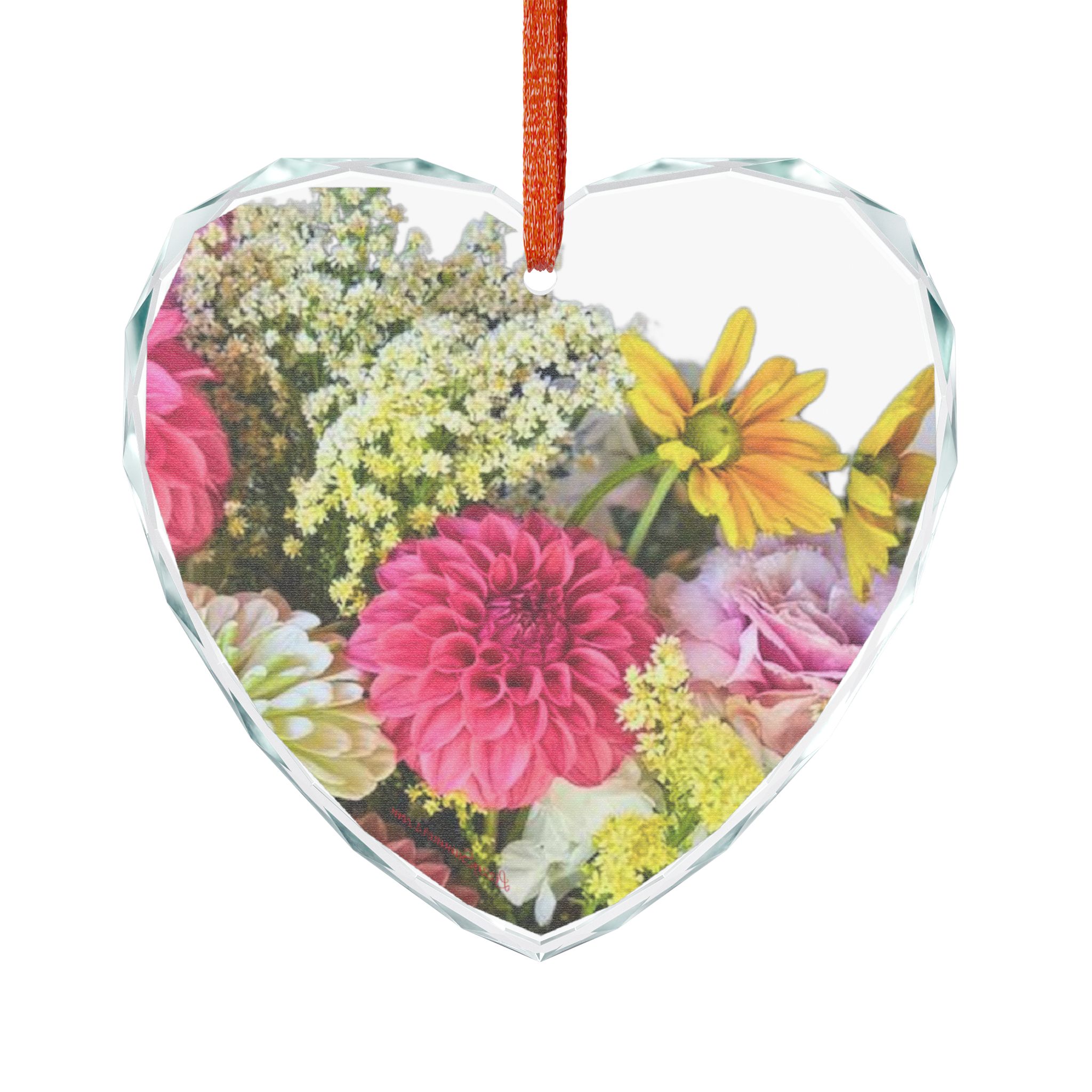 Glass Ornament Flower Bouquet #4 - Image 2