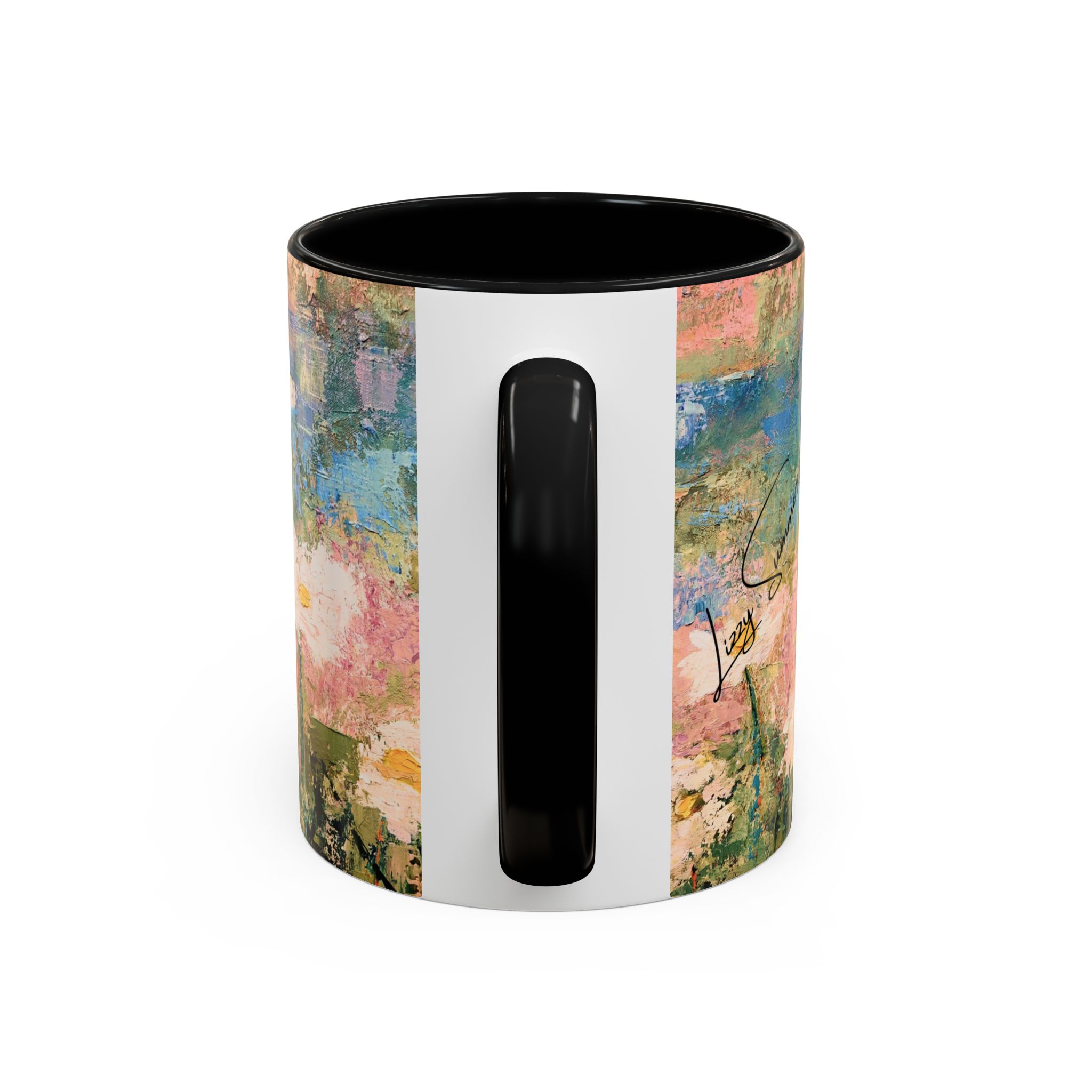 Painted Daisies Accent Coffee Mug - Image 4