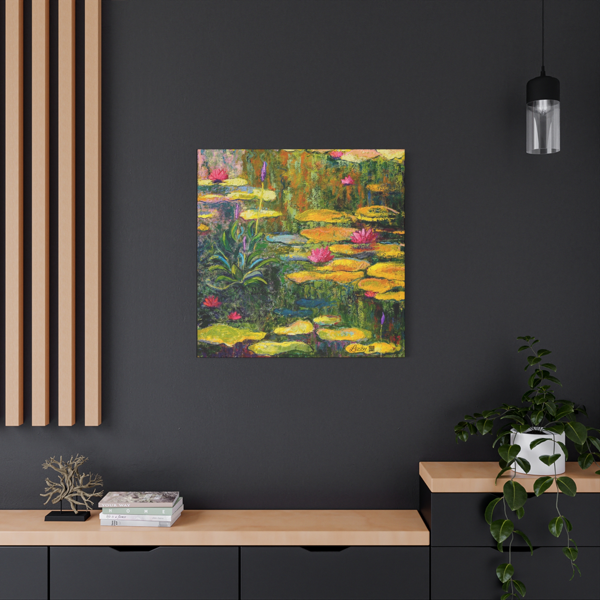 Canvas Print -Impressionistic Waterlilies - Image 24