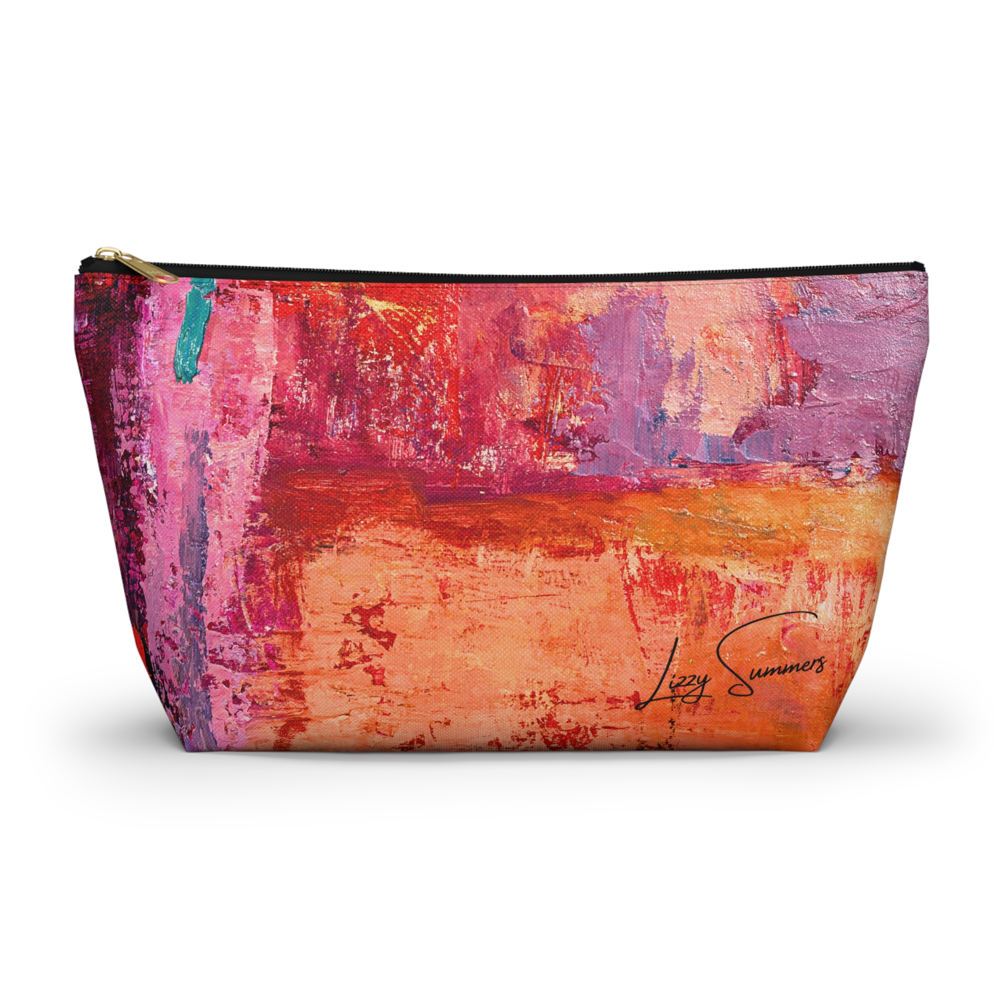 Warm and Orange Accessory Pouch