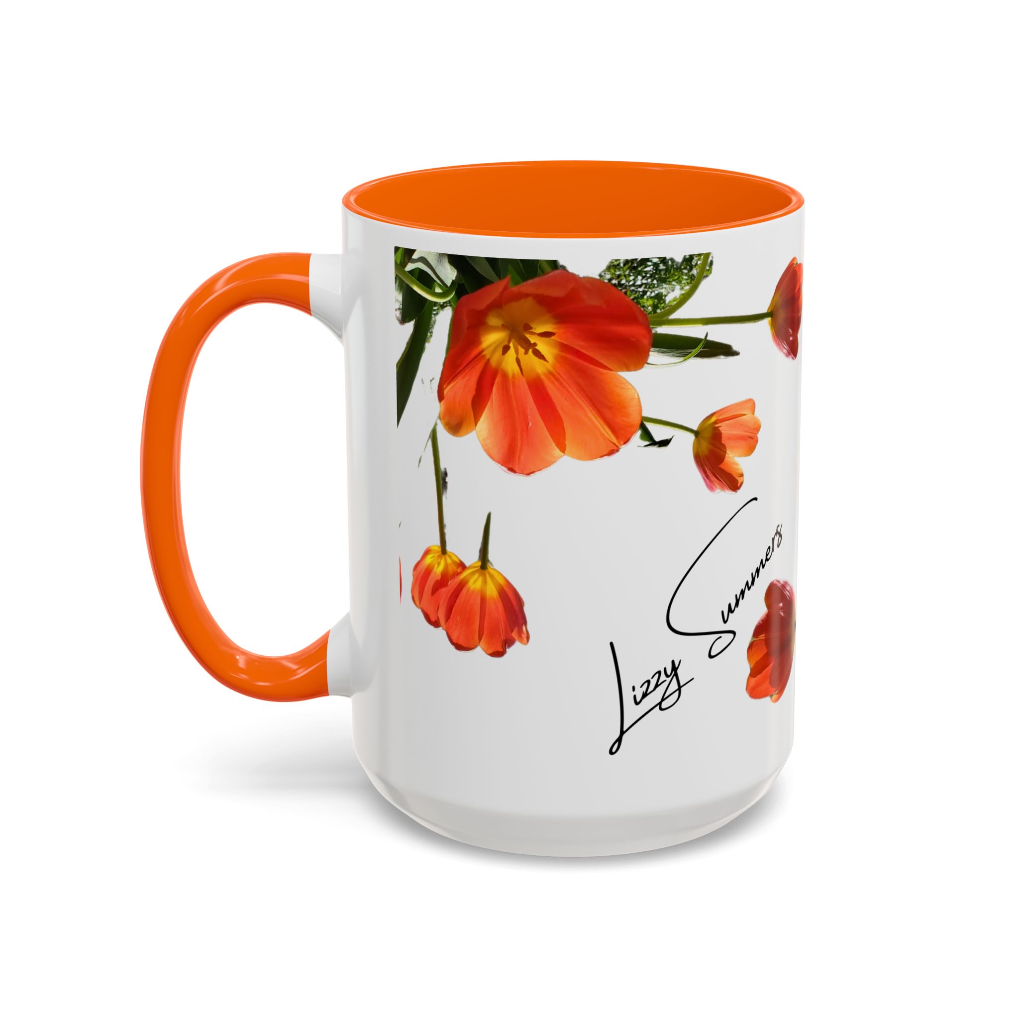 Coffee Mug Tulips on White - Image 27