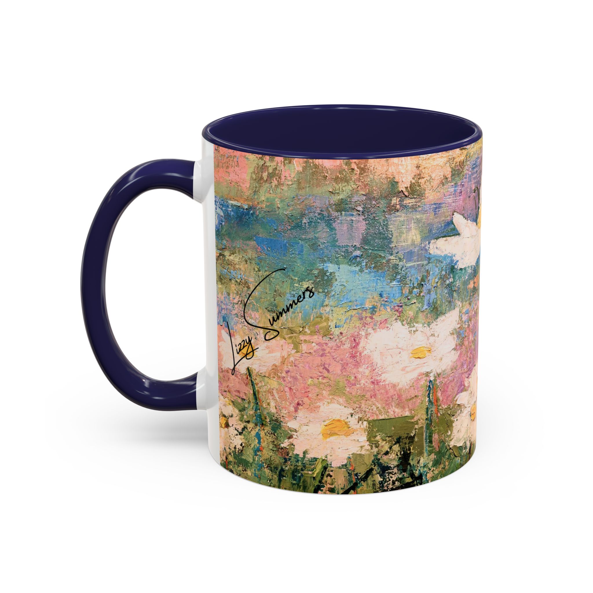 Painted Daisies Accent Coffee Mug - Image 7