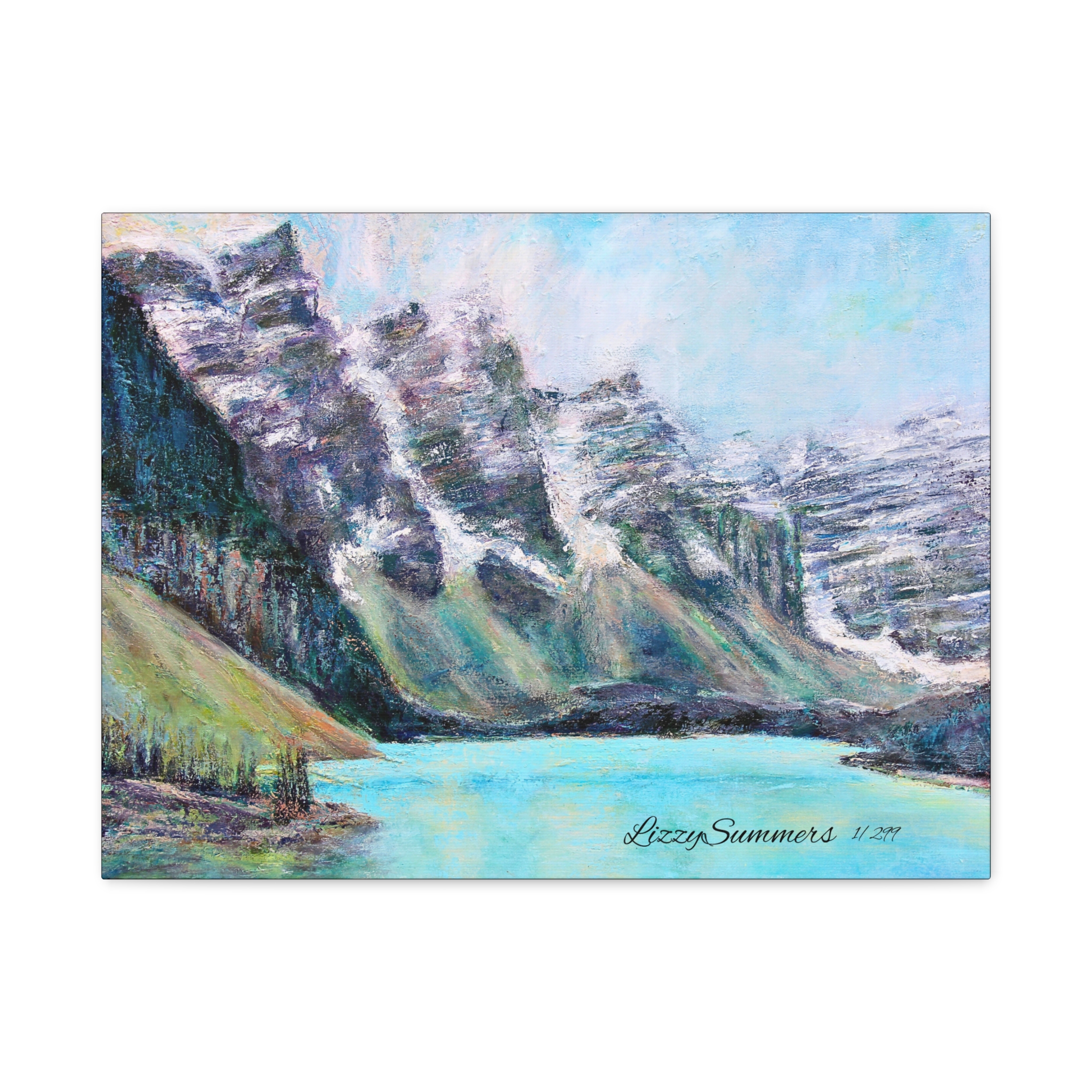 Matte Canvas, Stretched, 1.25" Moraine Lake, Canada - Image 9