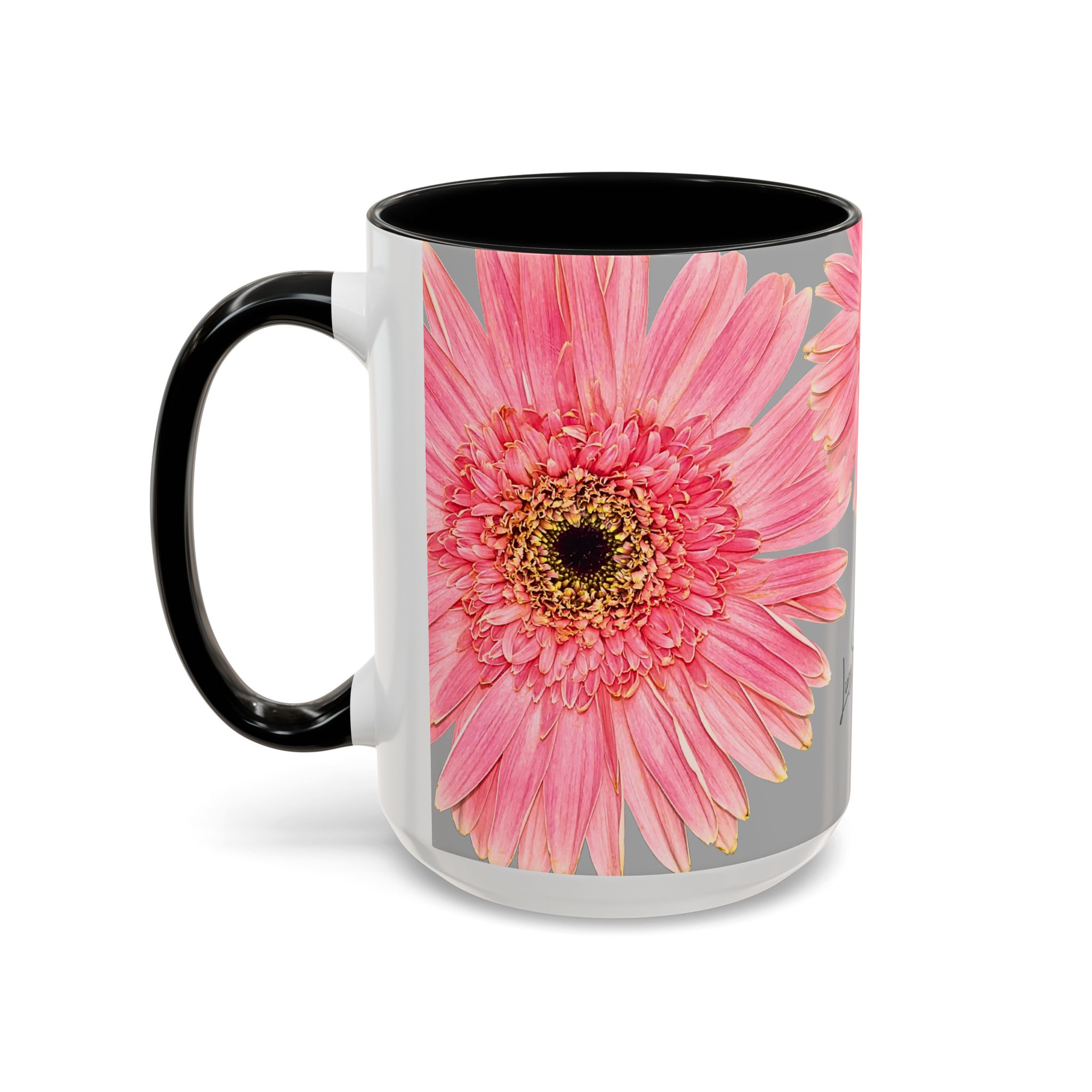 Coffee Mug Pink Flower - Image 11