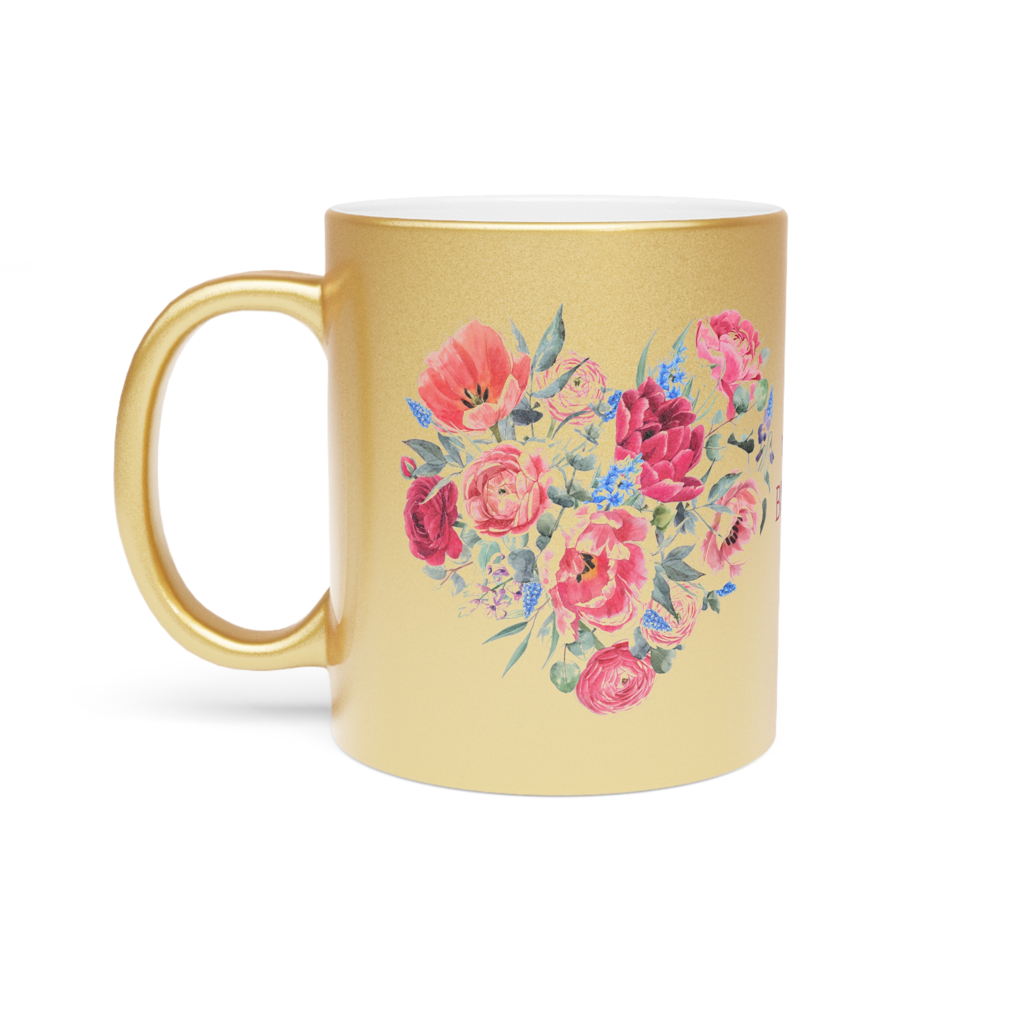 Keep Blooming Metallic Mug (Silver or Gold) - Image 6