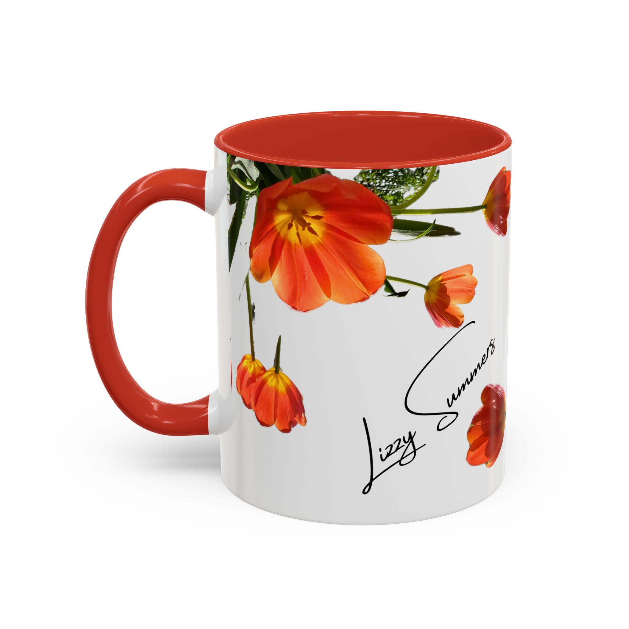 Coffee Mug Tulips on White - Image 7
