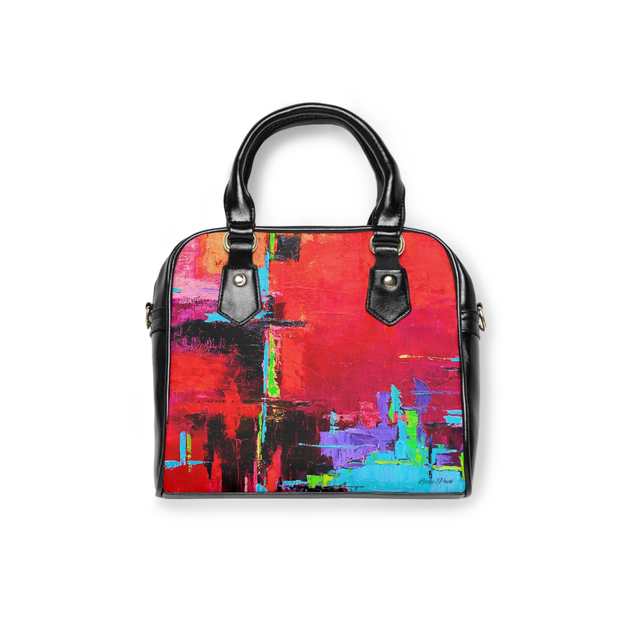 Handbag Shoulder Flaming Red - Image 2