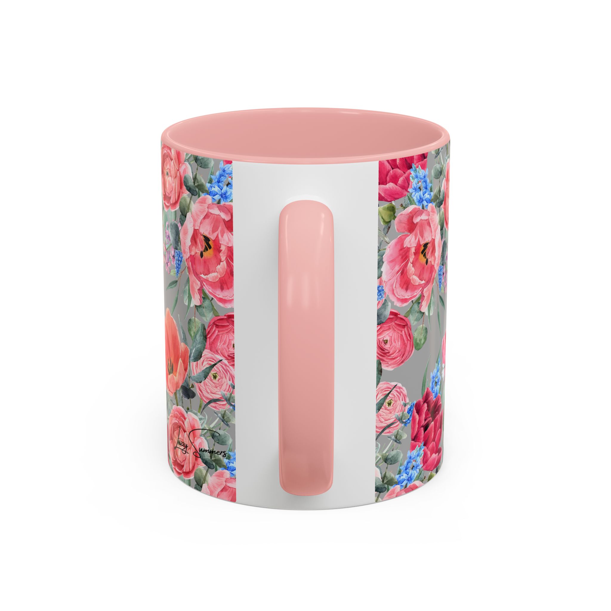 Bloom Time Grey Accent Coffee Mug - Image 12
