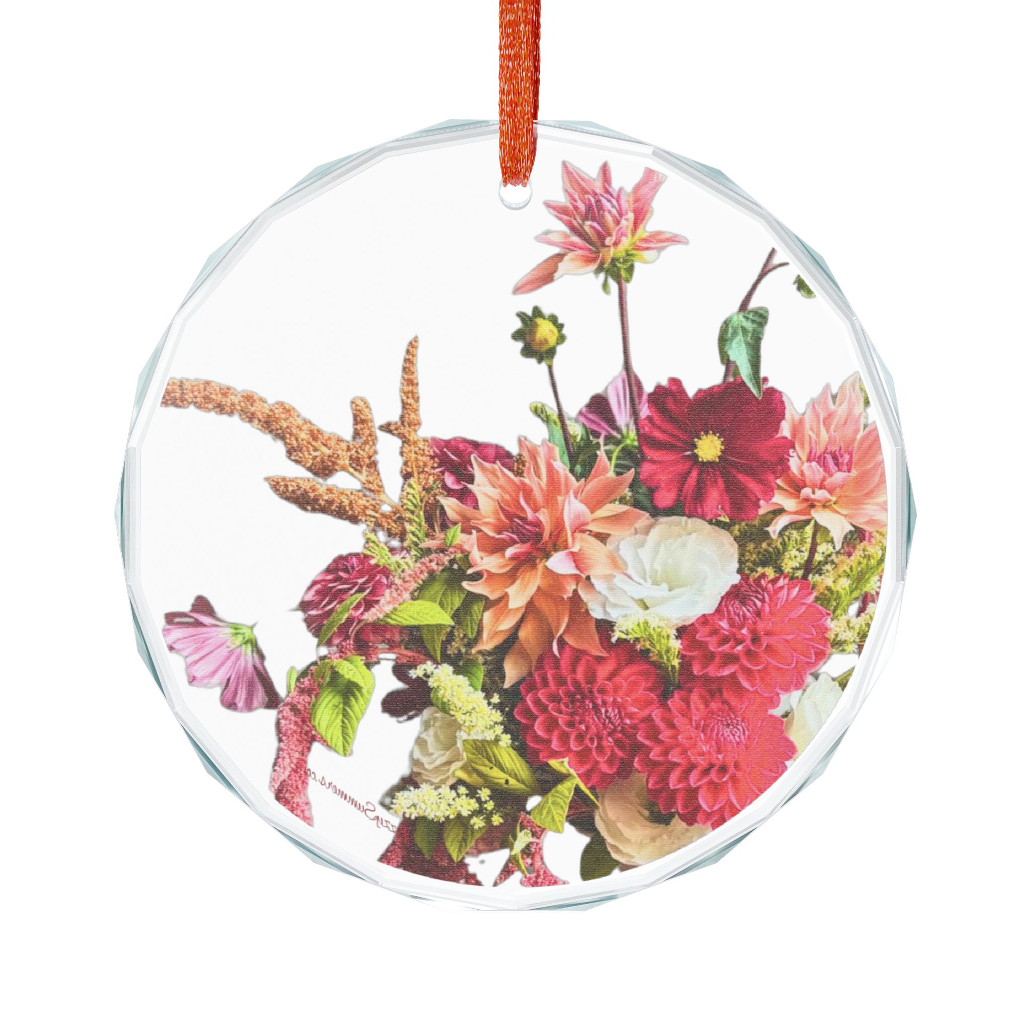 Glass Ornament Flower Bouquet #2 - Image 6
